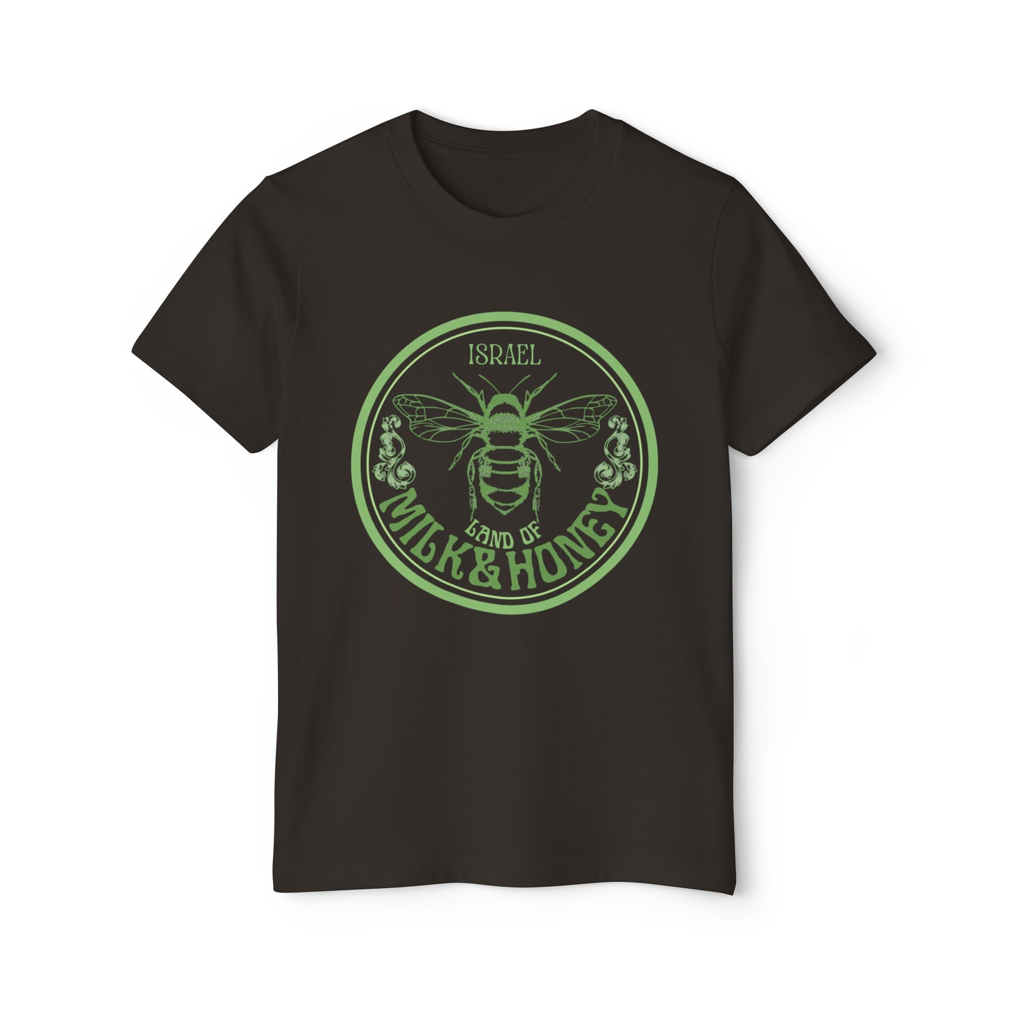 Israel Green Milk & Honey Badge Youth Short Sleeve Outfit Set