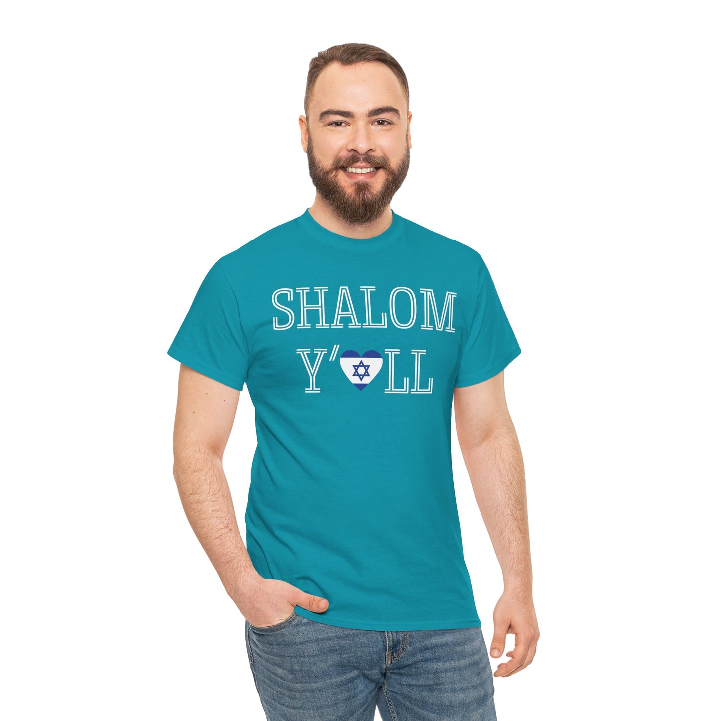 Cheryl, Shalom Y'all Unisex Heavy Cotton Tee