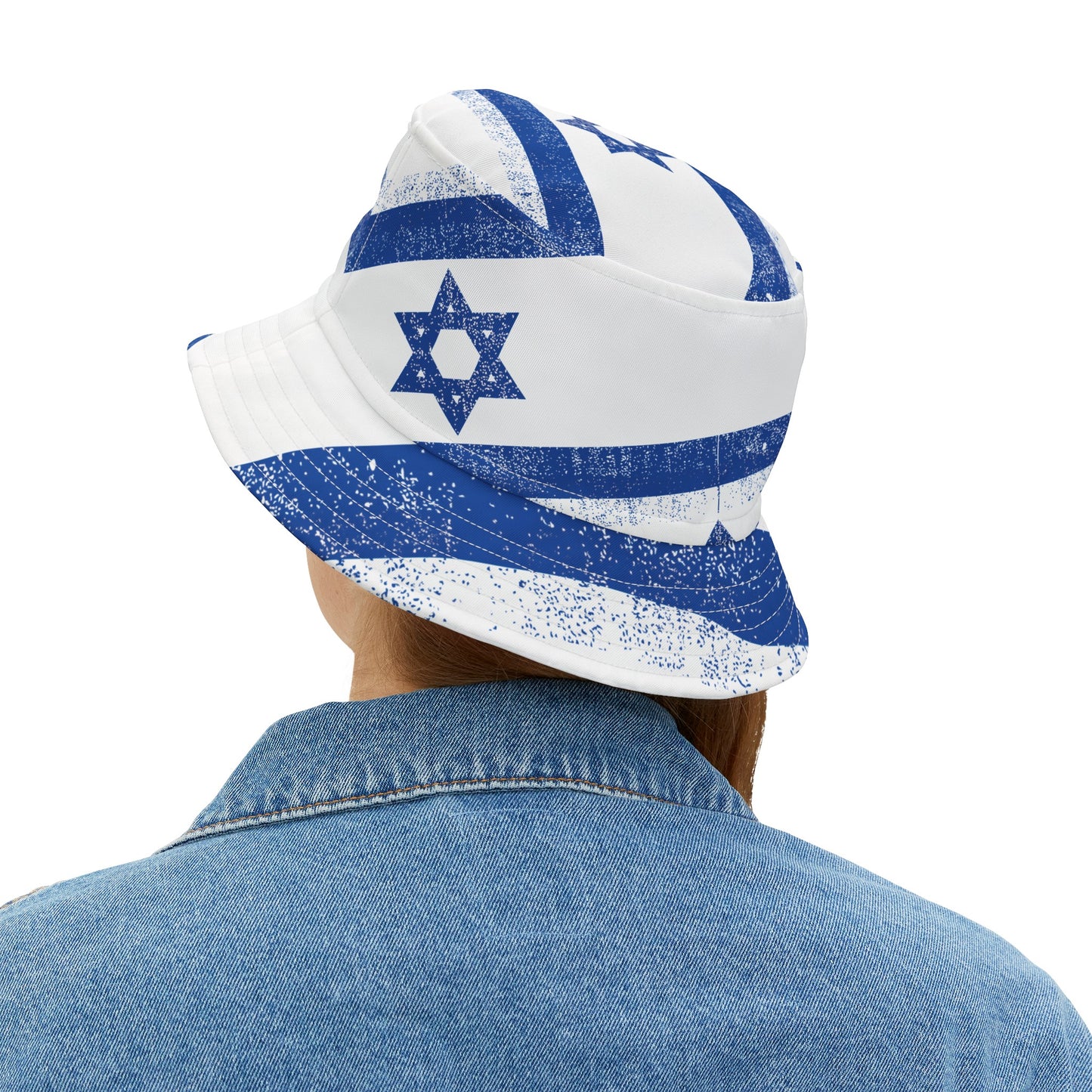 Imri Israel Flag Pattern Bucket Hat