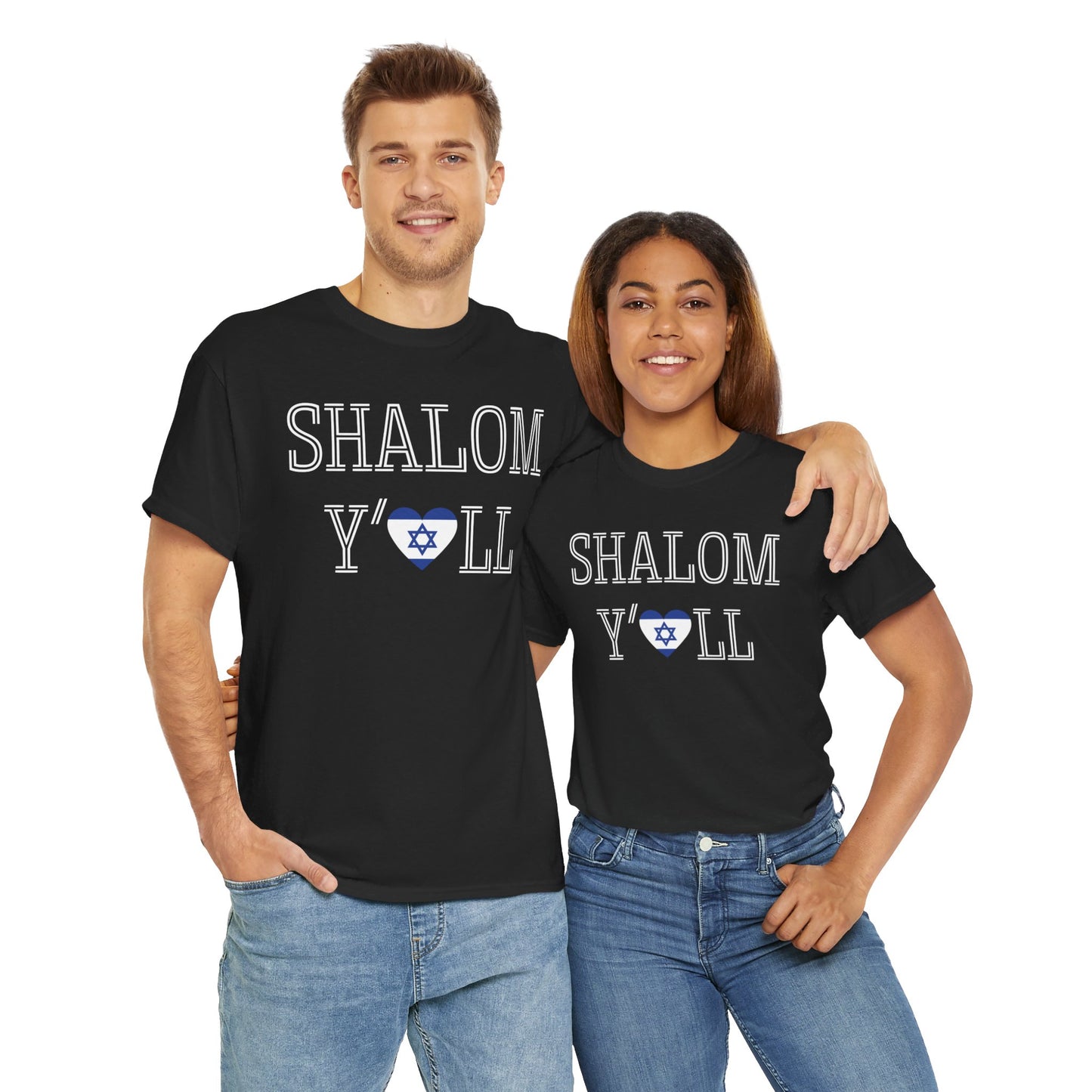 Cheryl, Shalom Y'all Unisex Heavy Cotton Tee