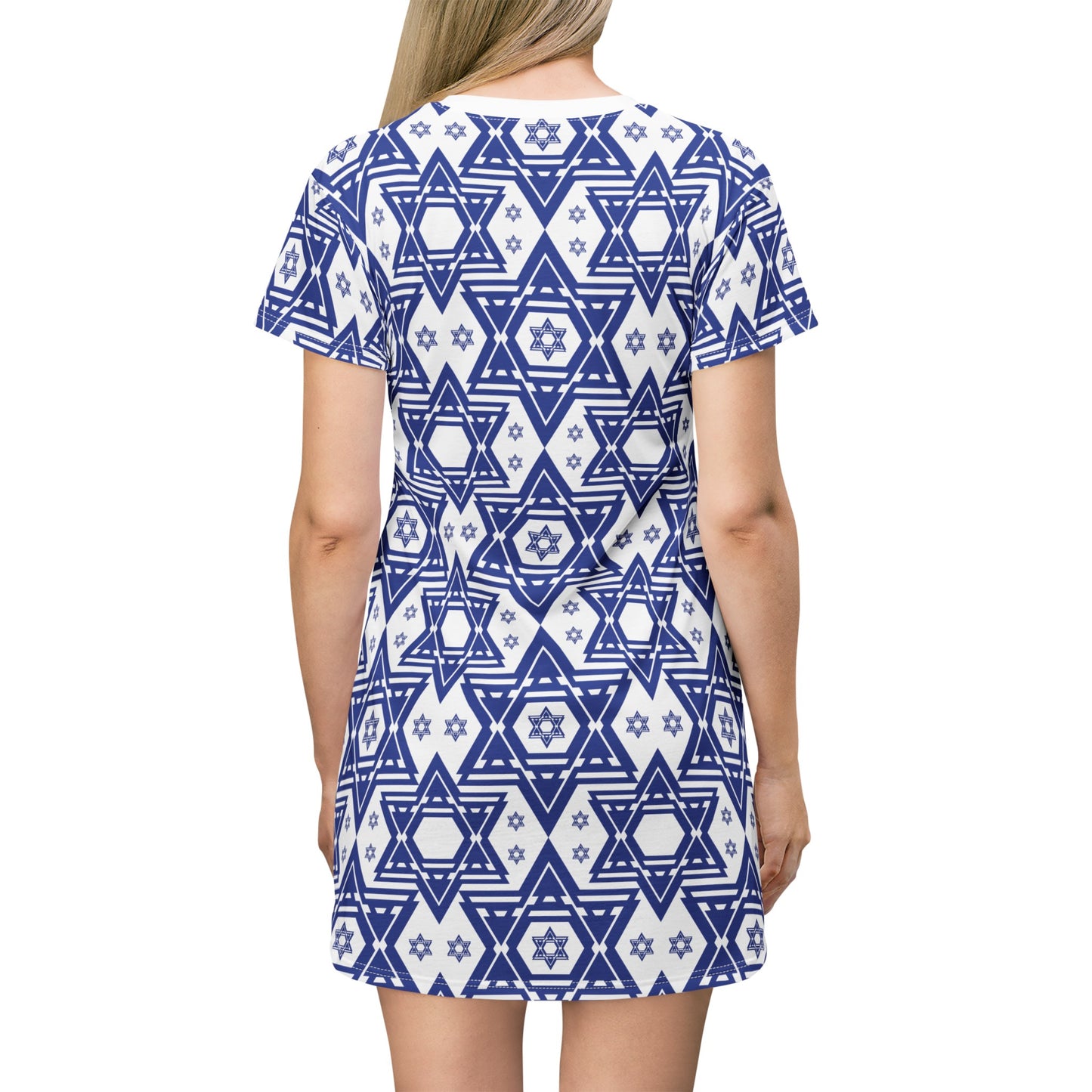 Maayan Magan David Pattern T-Shirt Dress