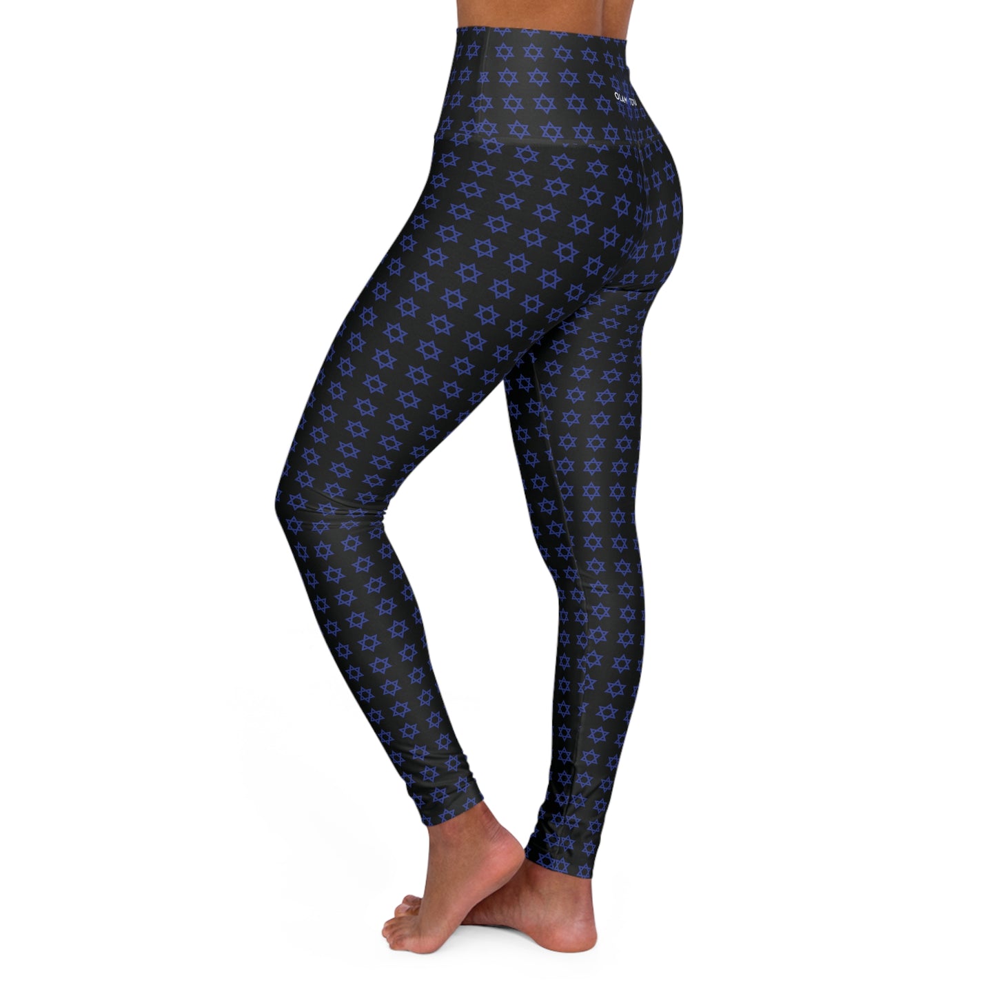 Ofir on Black High Waisted Yoga Leggings