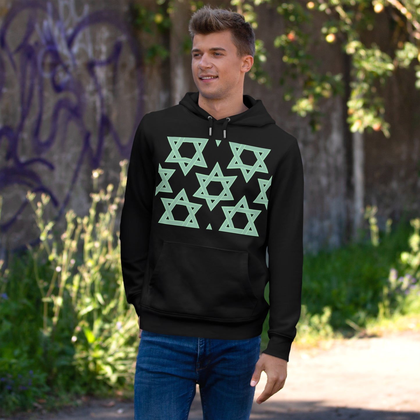 Shani Green Star Hoodie