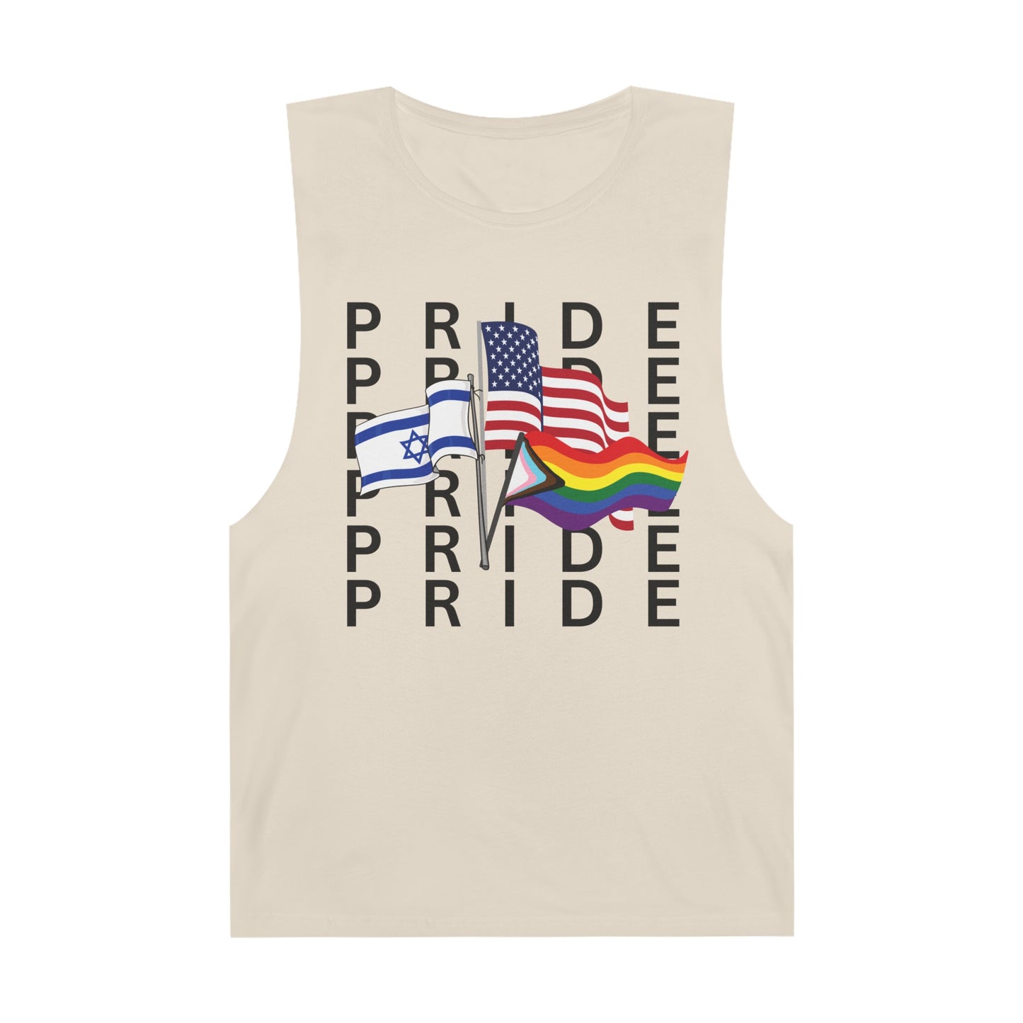 3 Pride Flags United Barnard Tank