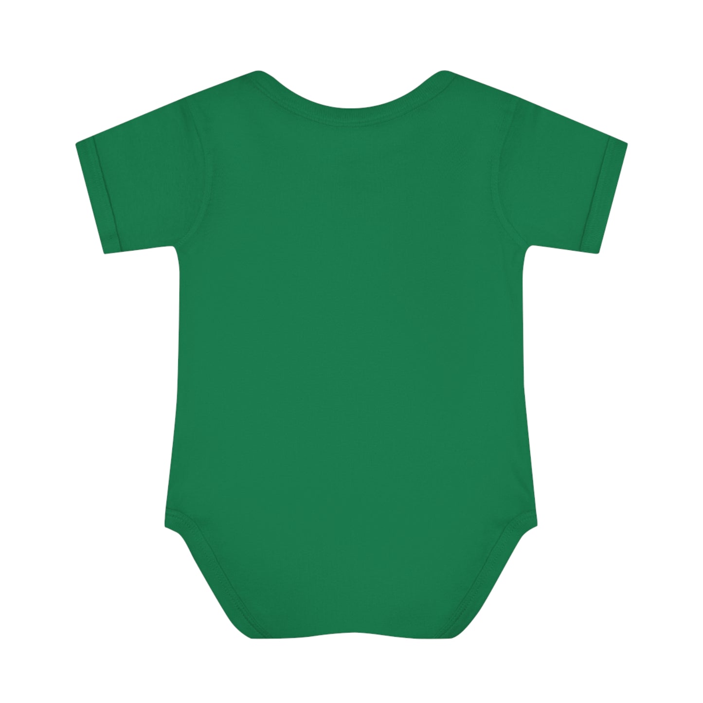 Isa Emerald & Blue Support Israel Flower Infant Baby Rib Bodysuit