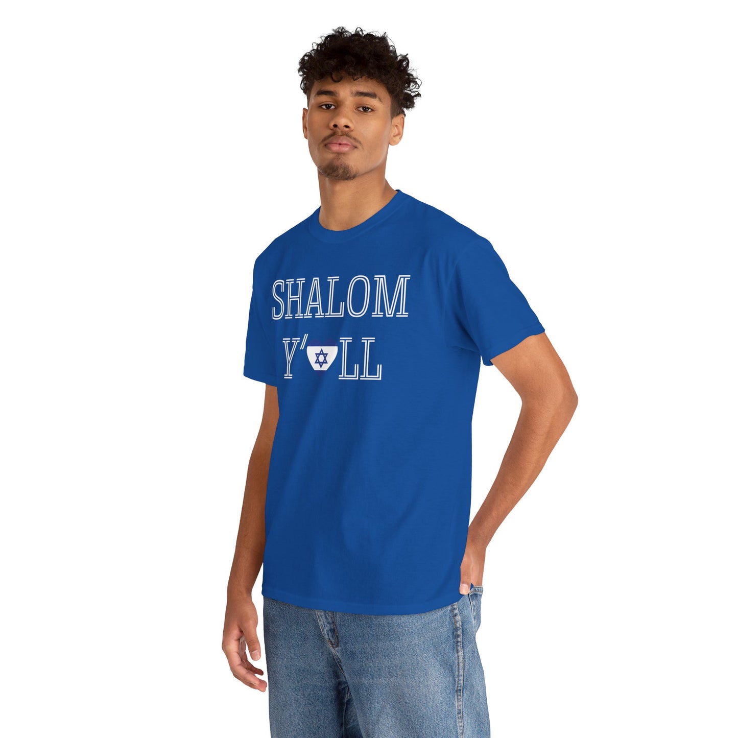 Cheryl, Shalom Y'all Unisex Heavy Cotton Tee