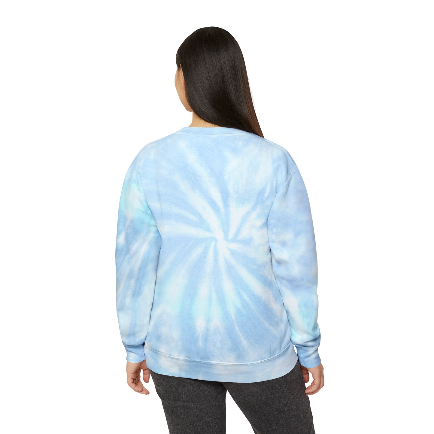 Groovy Zionist Unisex Tie-Dye Sweatshirt