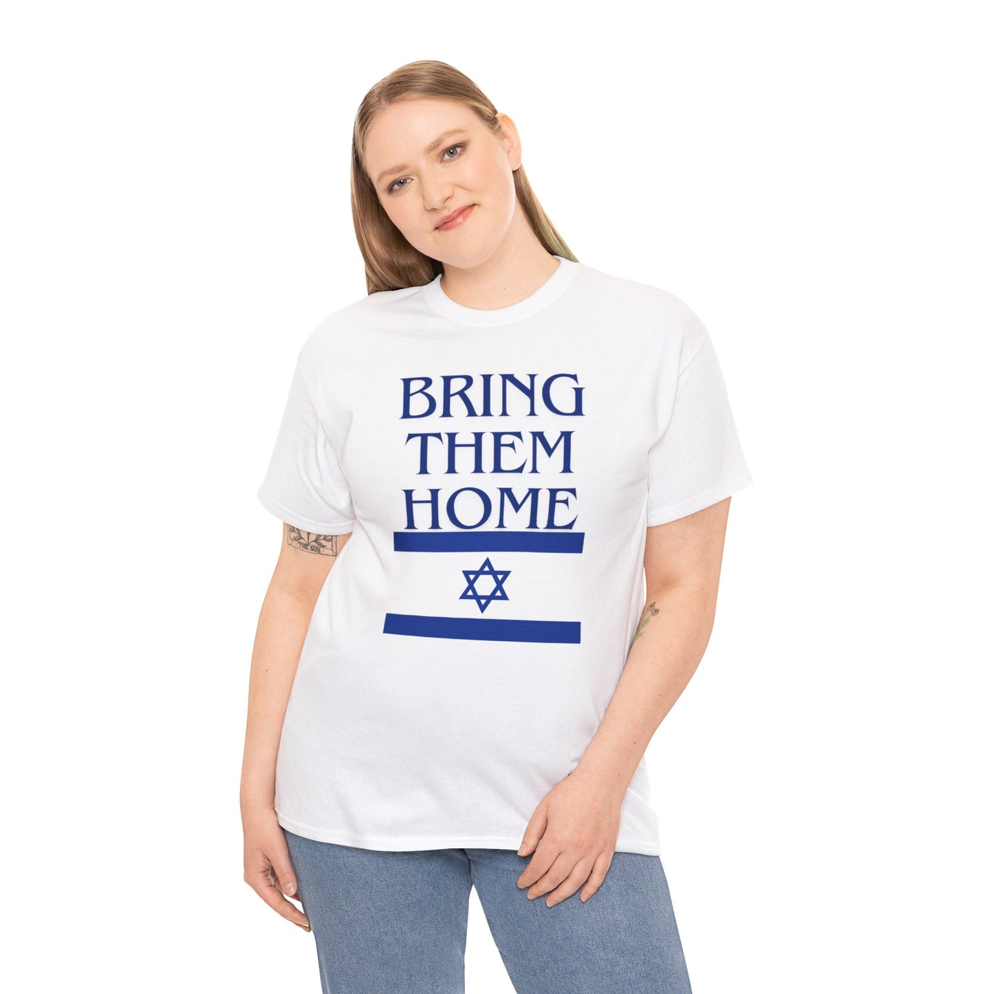 Bring Them Home Blue Unisex Heavy Cotton Tee