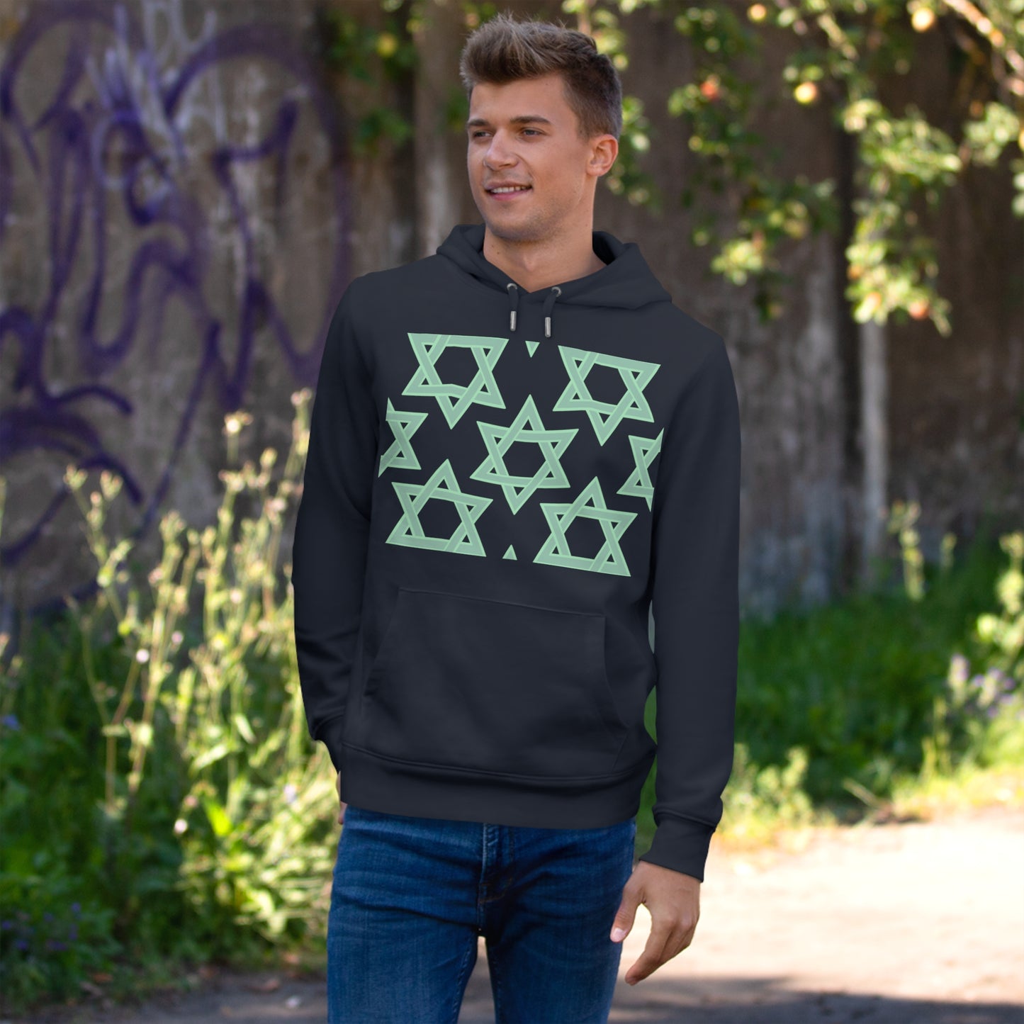 Shani Green Star Hoodie