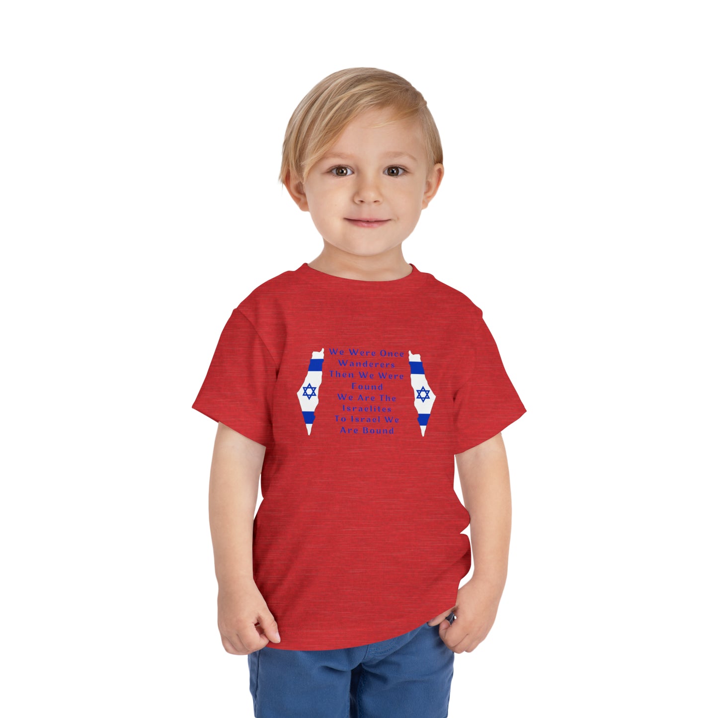 We Were Once Wanderers Israel II Toddler Short Sleeve Tee