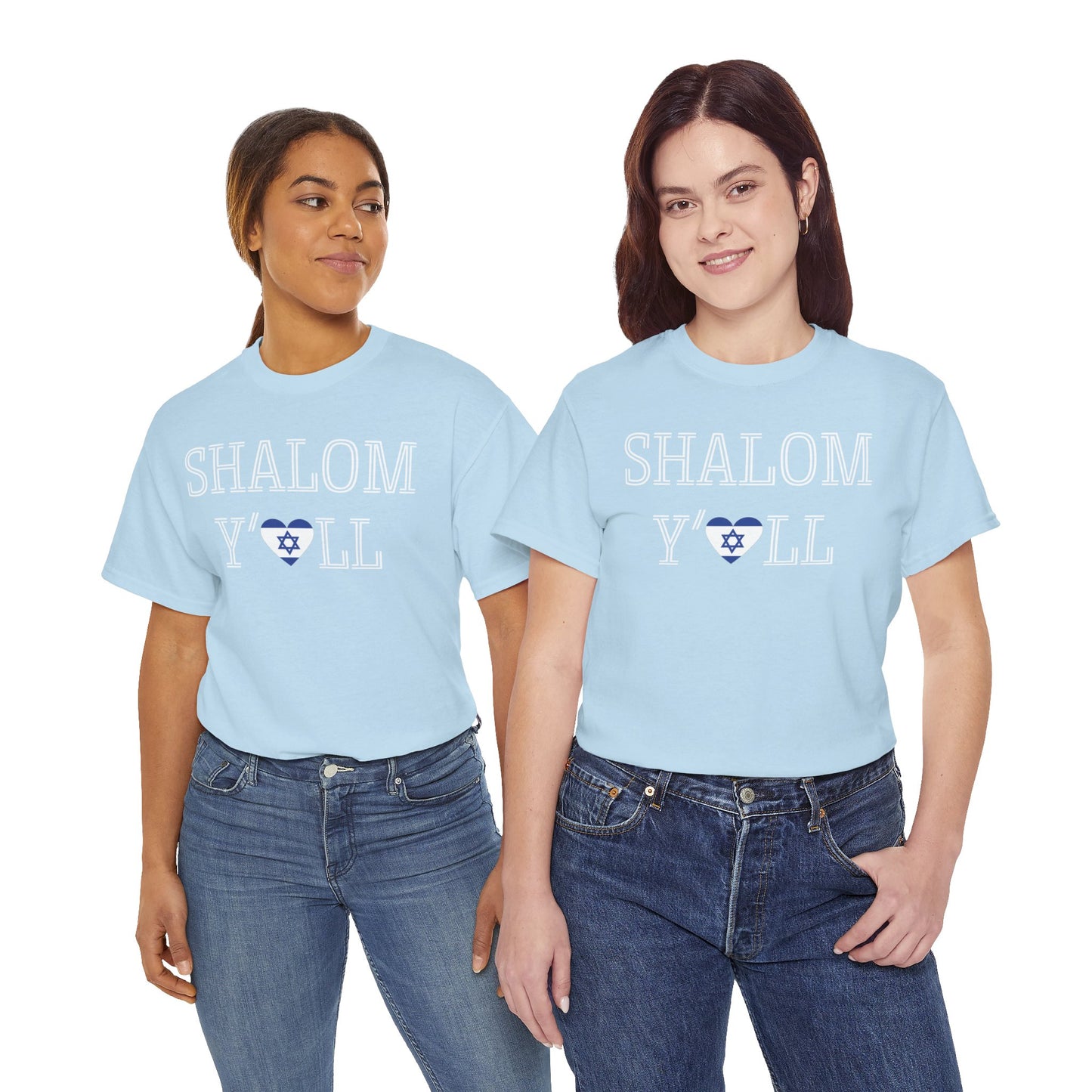 Cheryl, Shalom Y'all Unisex Heavy Cotton Tee