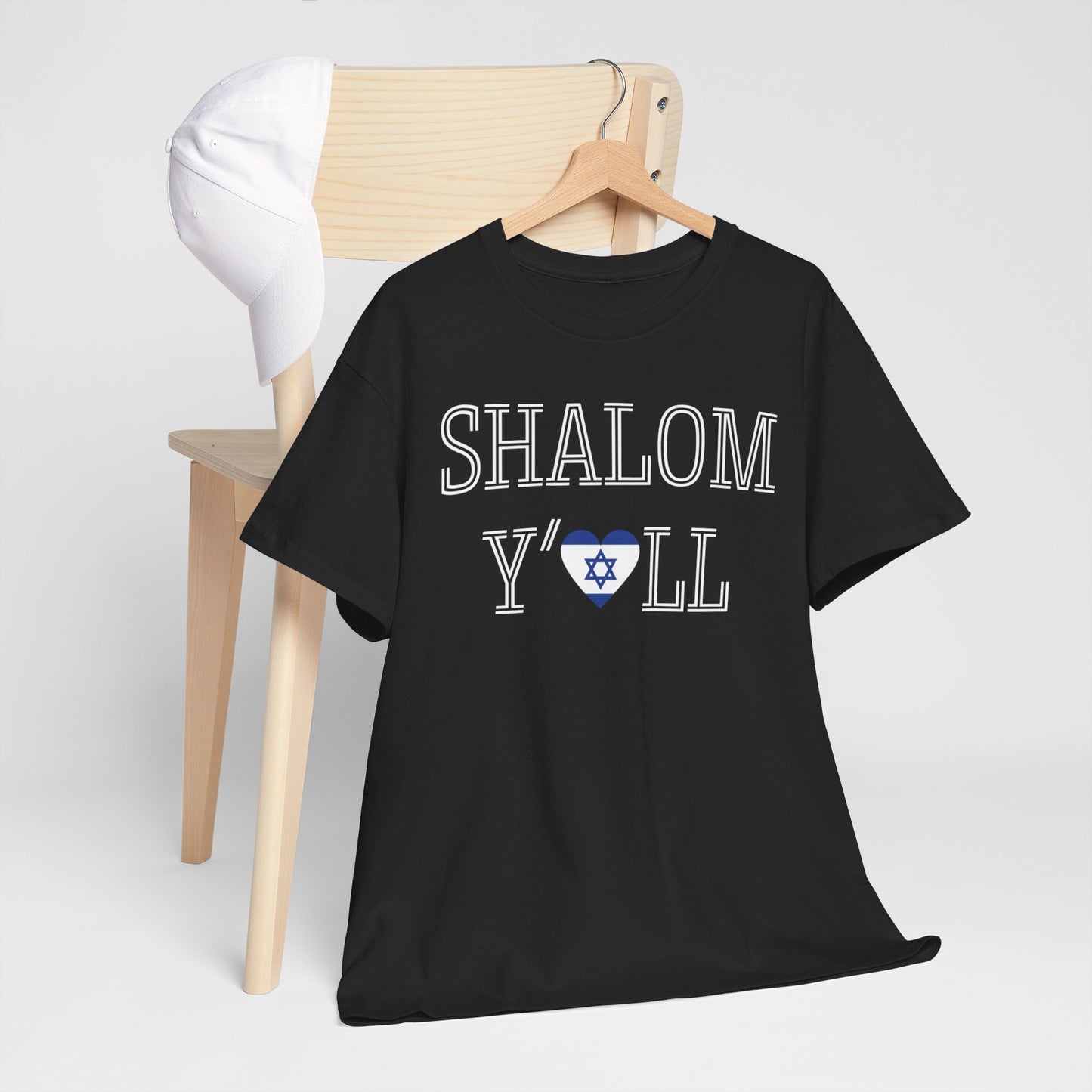 Cheryl, Shalom Y'all Unisex Heavy Cotton Tee