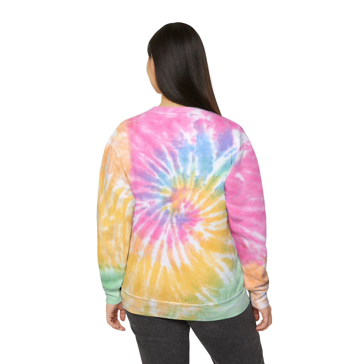 Groovy Zionist Unisex Tie-Dye Sweatshirt