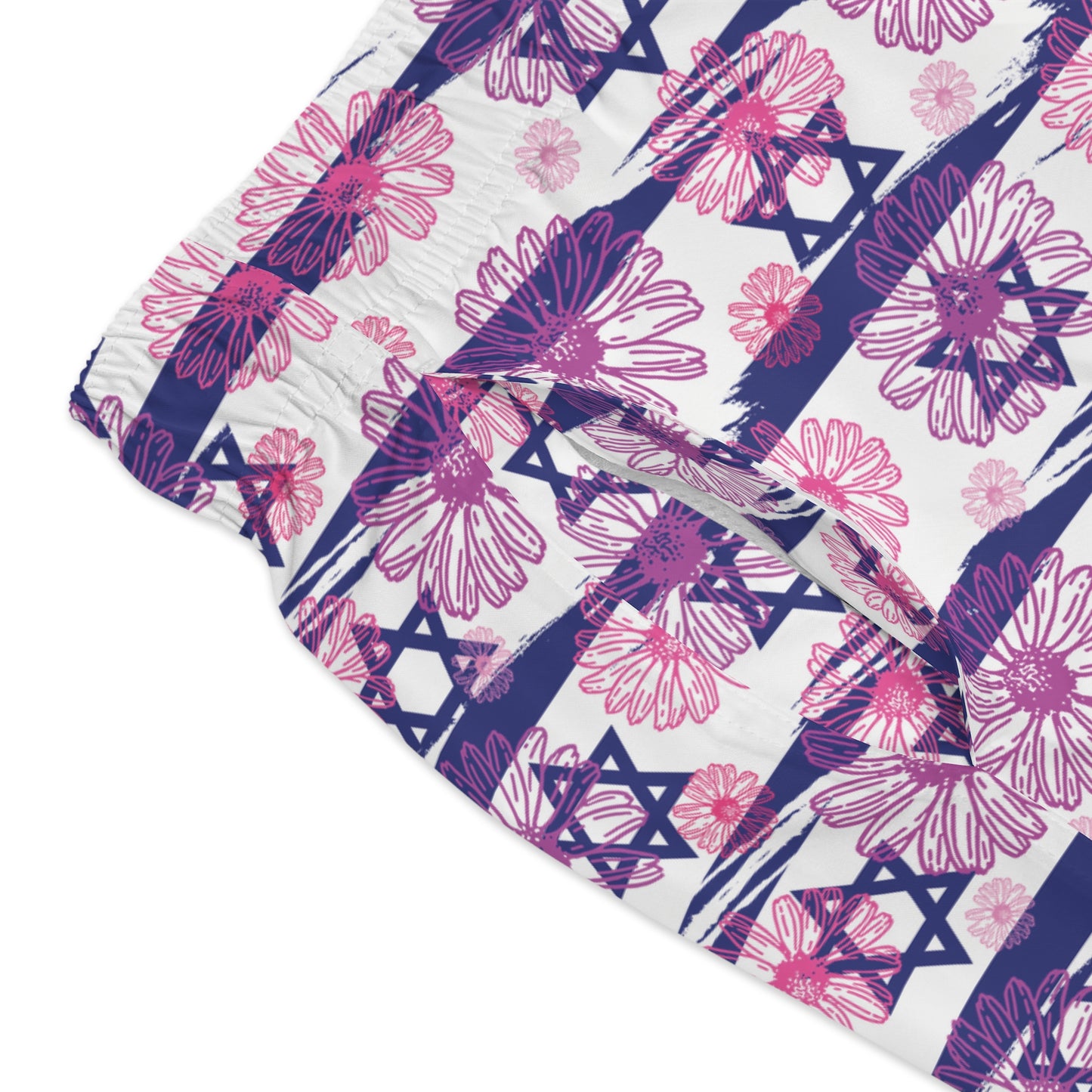 Israel Flowers Summer Swim Trunks