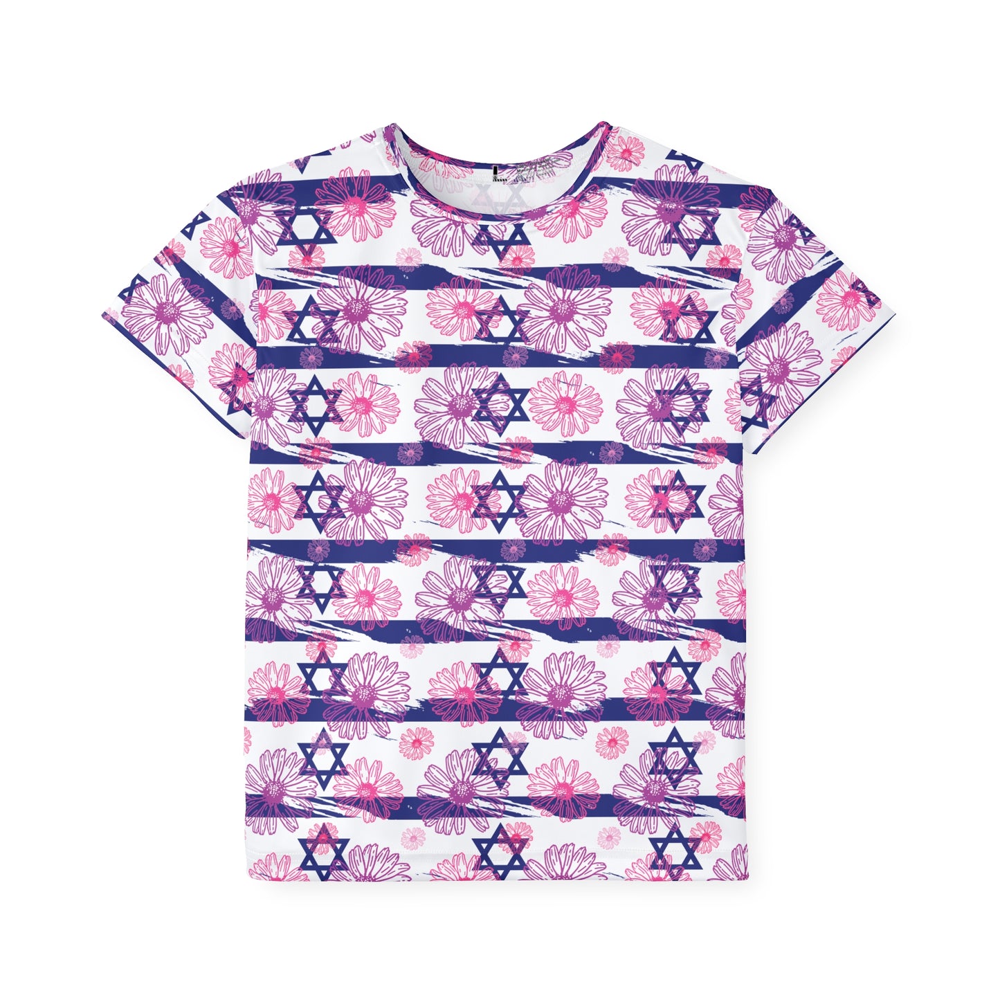 Israel Flowers Summer Swim Kids Sports Jersey