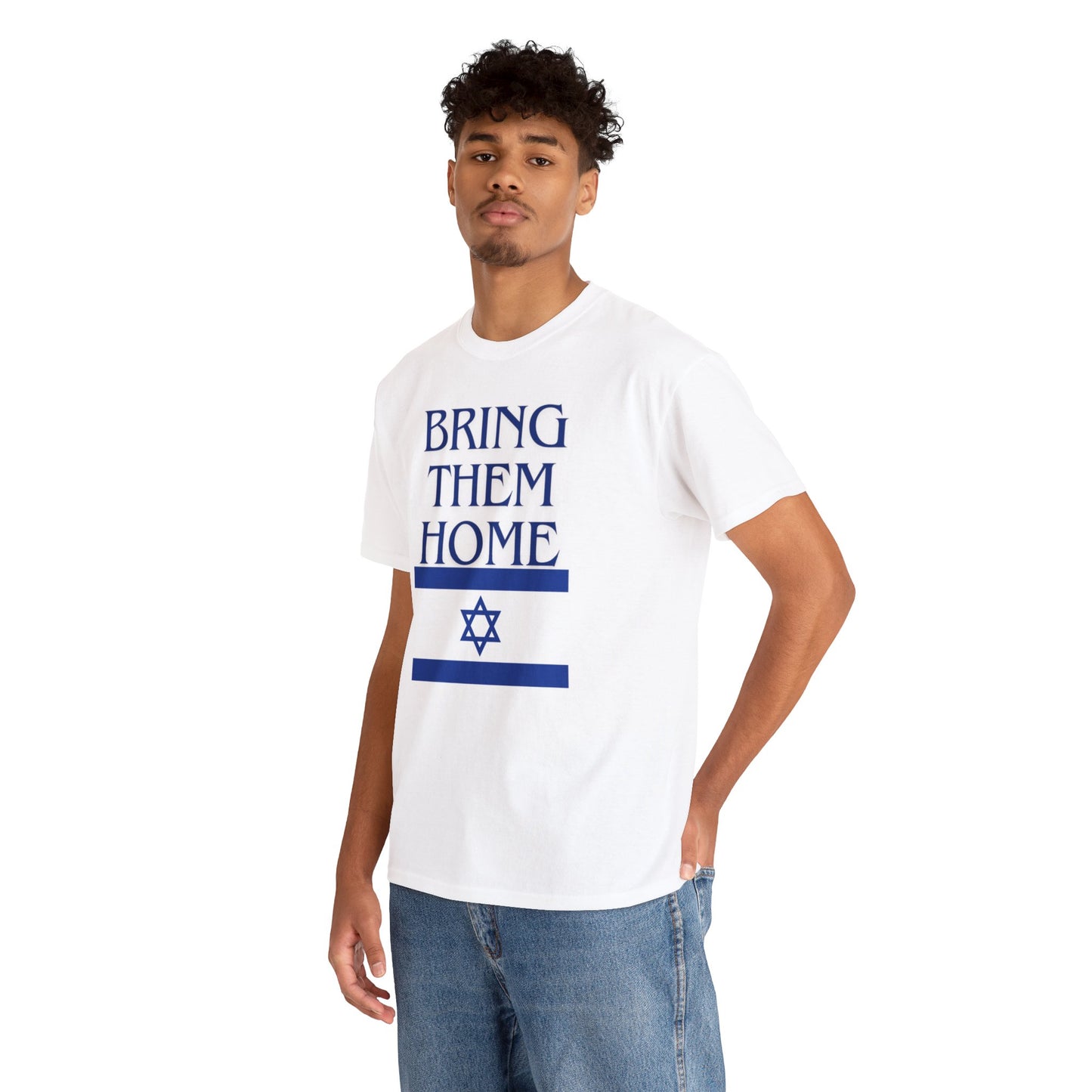 Bring Them Home Blue Unisex Heavy Cotton Tee