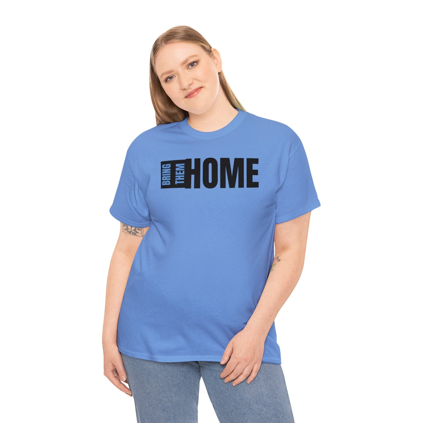 Bring Them HOME Black & Blue Unisex Heavy Cotton Tee