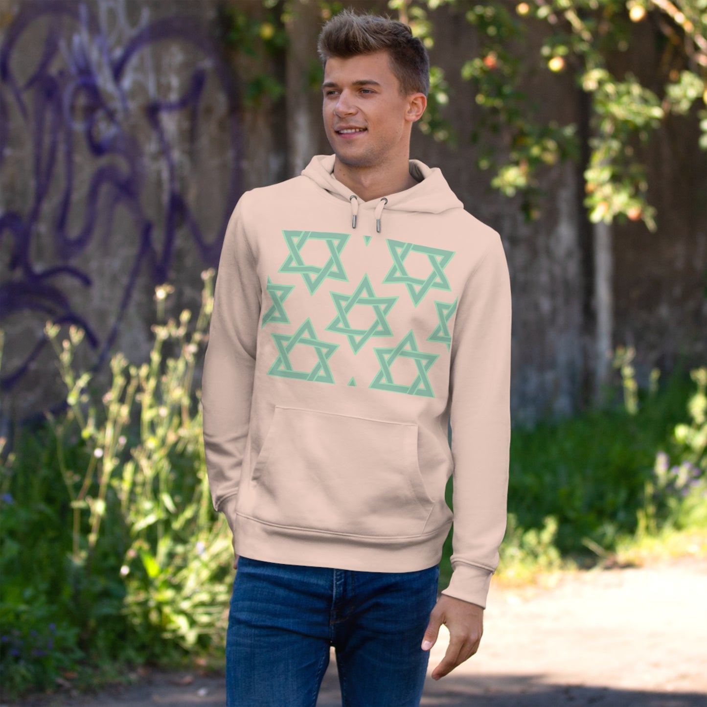 Shani Green Star Hoodie