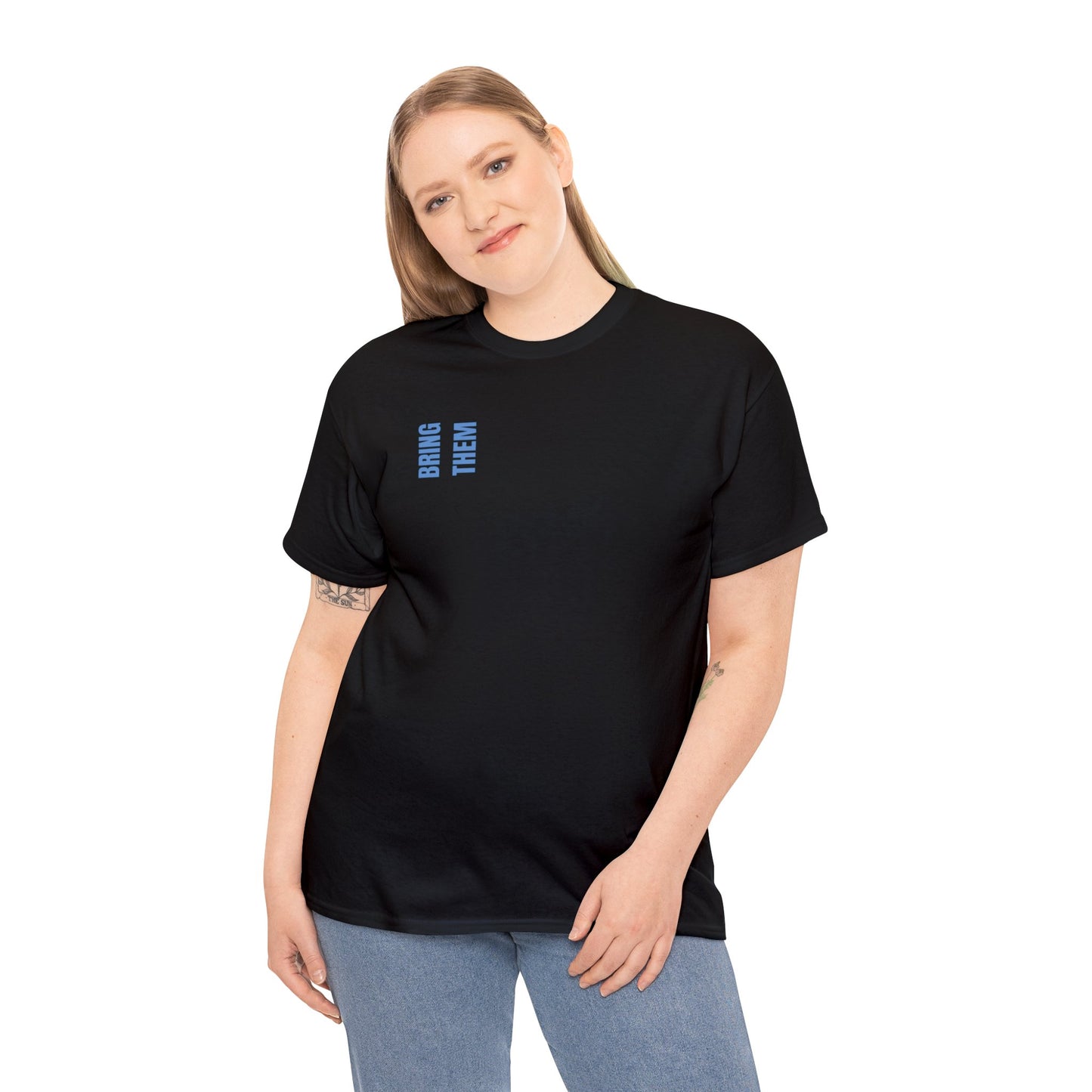 Bring Them HOME Black & Blue Unisex Heavy Cotton Tee