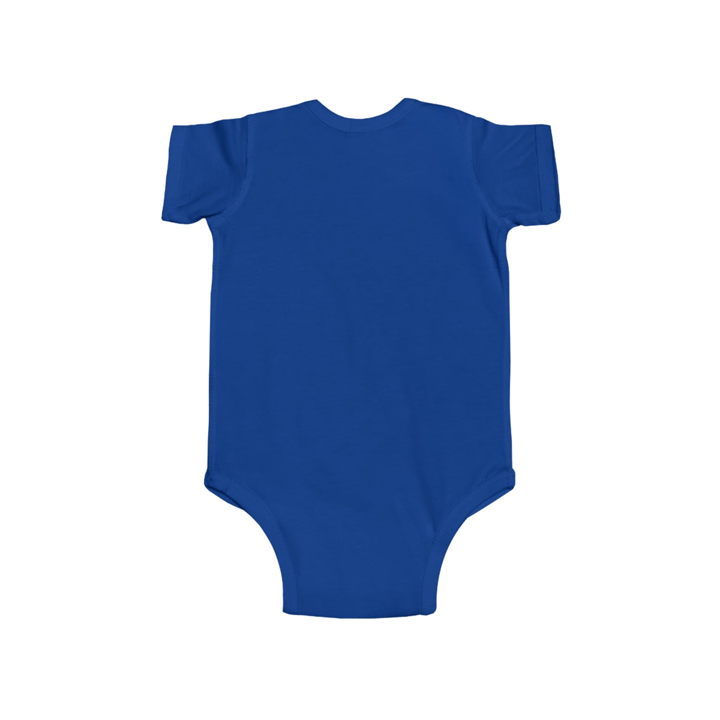 Blue Israel Flower Infant Fine Jersey Bodysuit