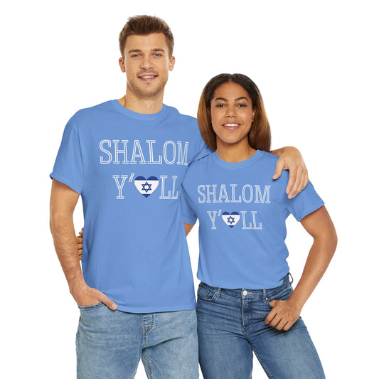 Cheryl, Shalom Y'all Unisex Heavy Cotton Tee