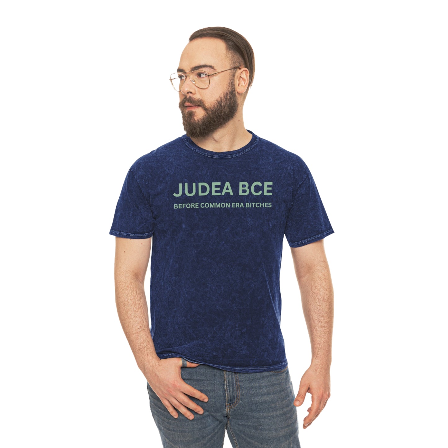 Judea BCE Sage Green Unisex Mineral Wash T-Shirt