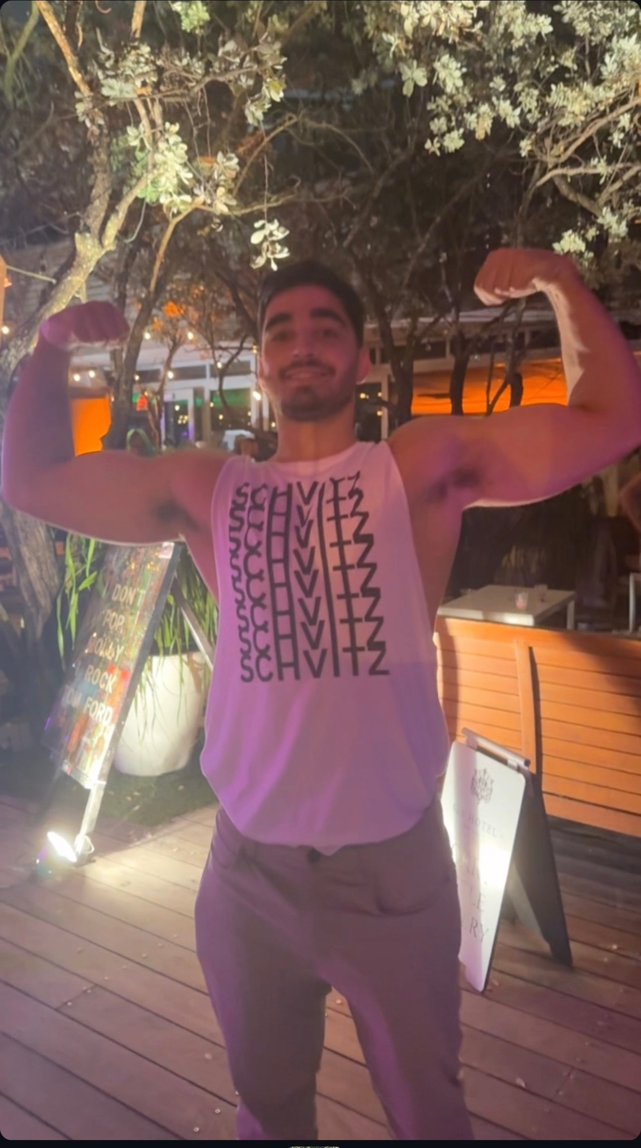 Black Multi Schvitz Unisex Barnard Tank