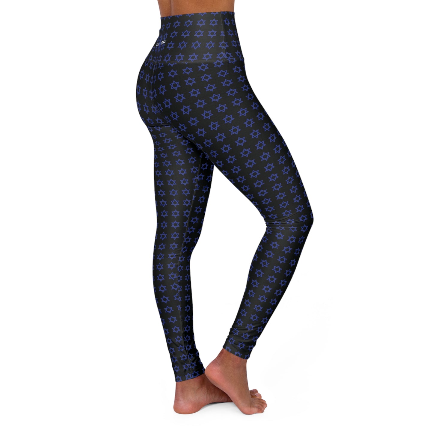 Ofir on Black High Waisted Yoga Leggings