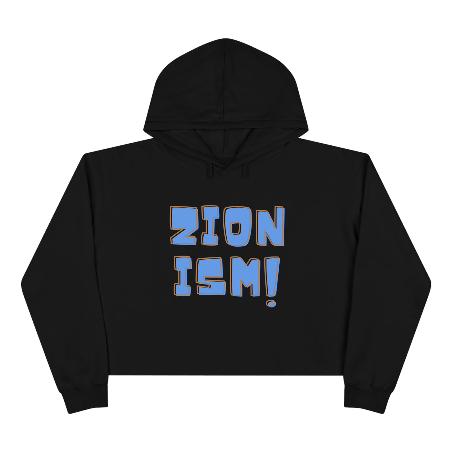 ZION Blue Crop Hoodie