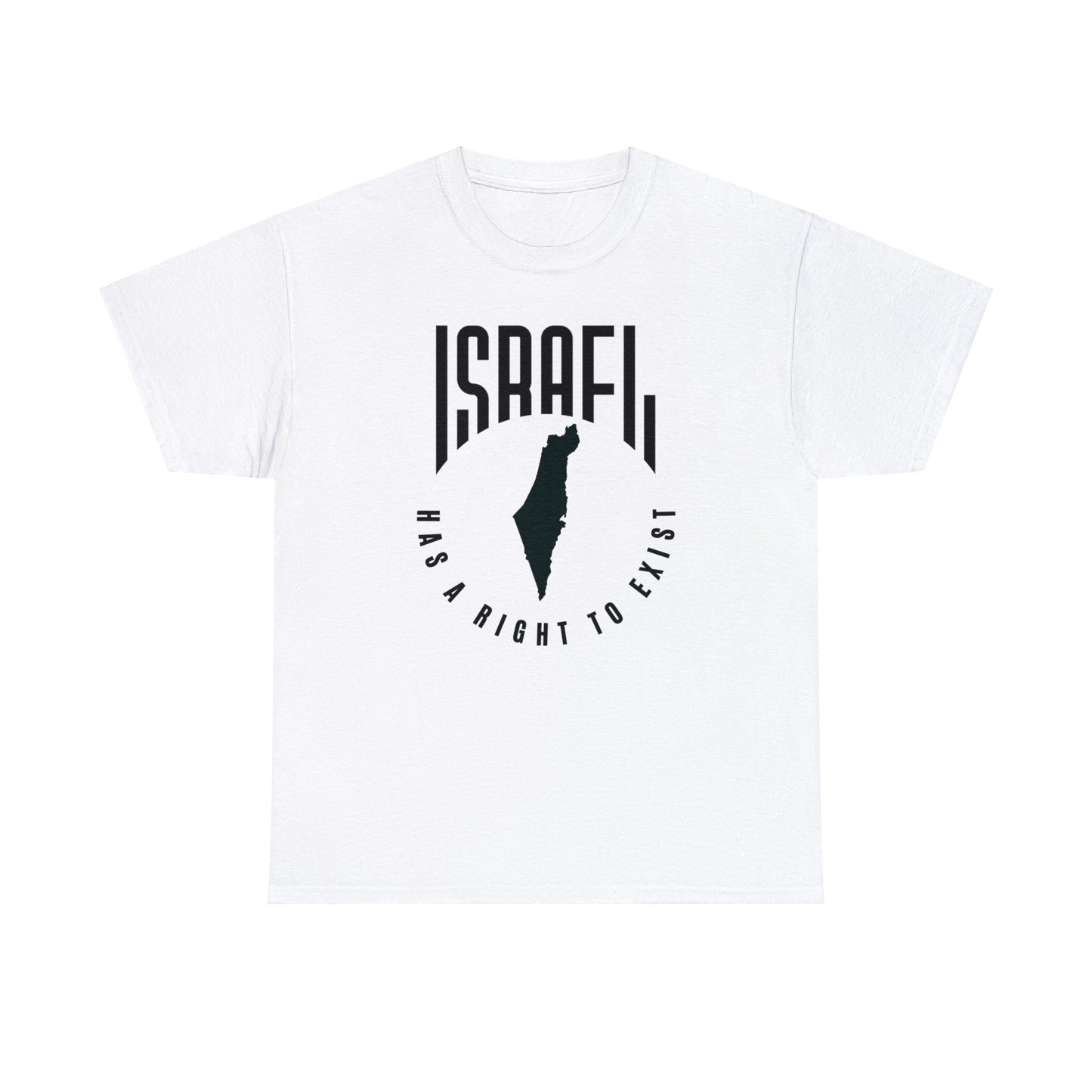 Israel Has A Right To Exist Black Unisex Heavy Cotton Tee