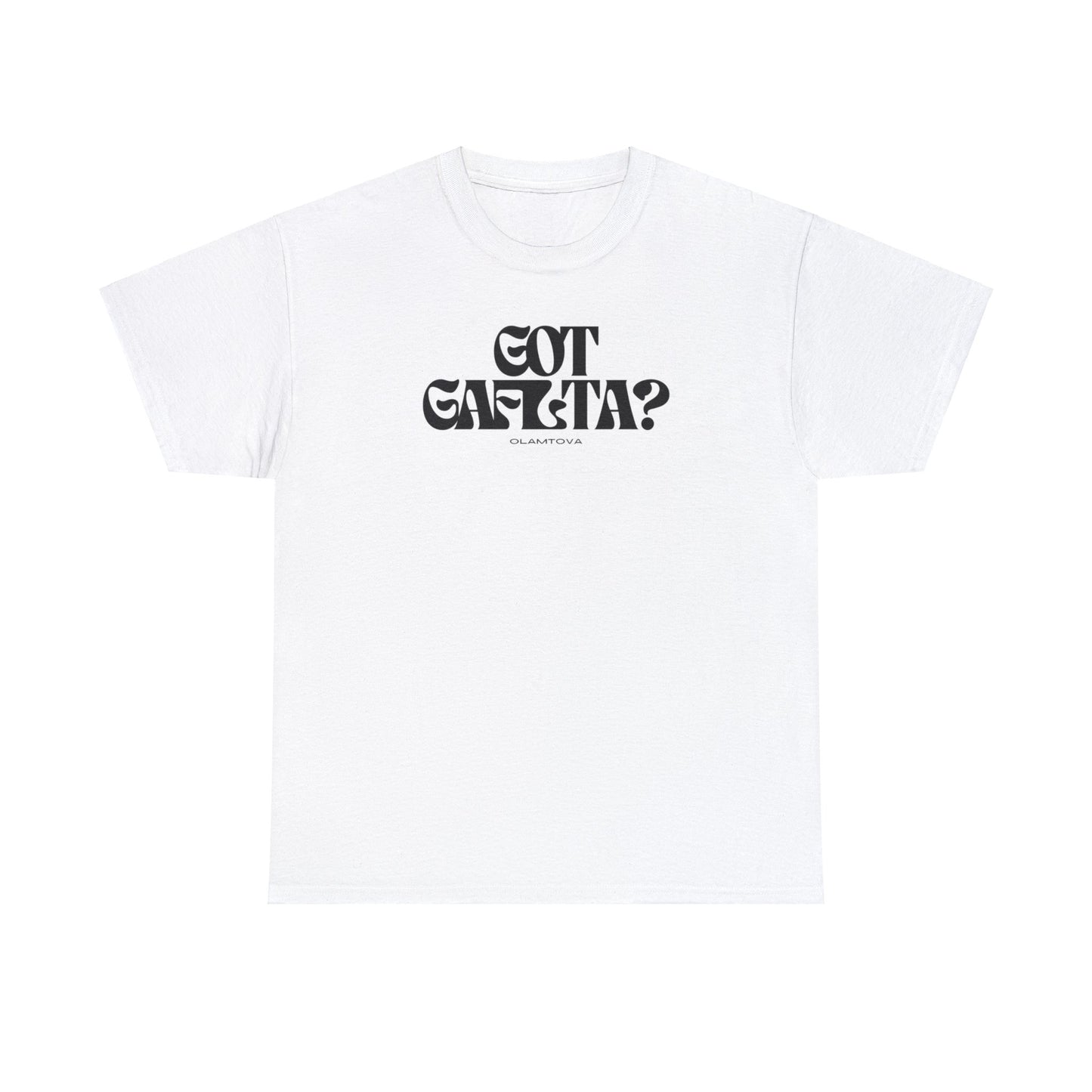 Got Gafilta? Black Unisex Heavy Cotton Tee