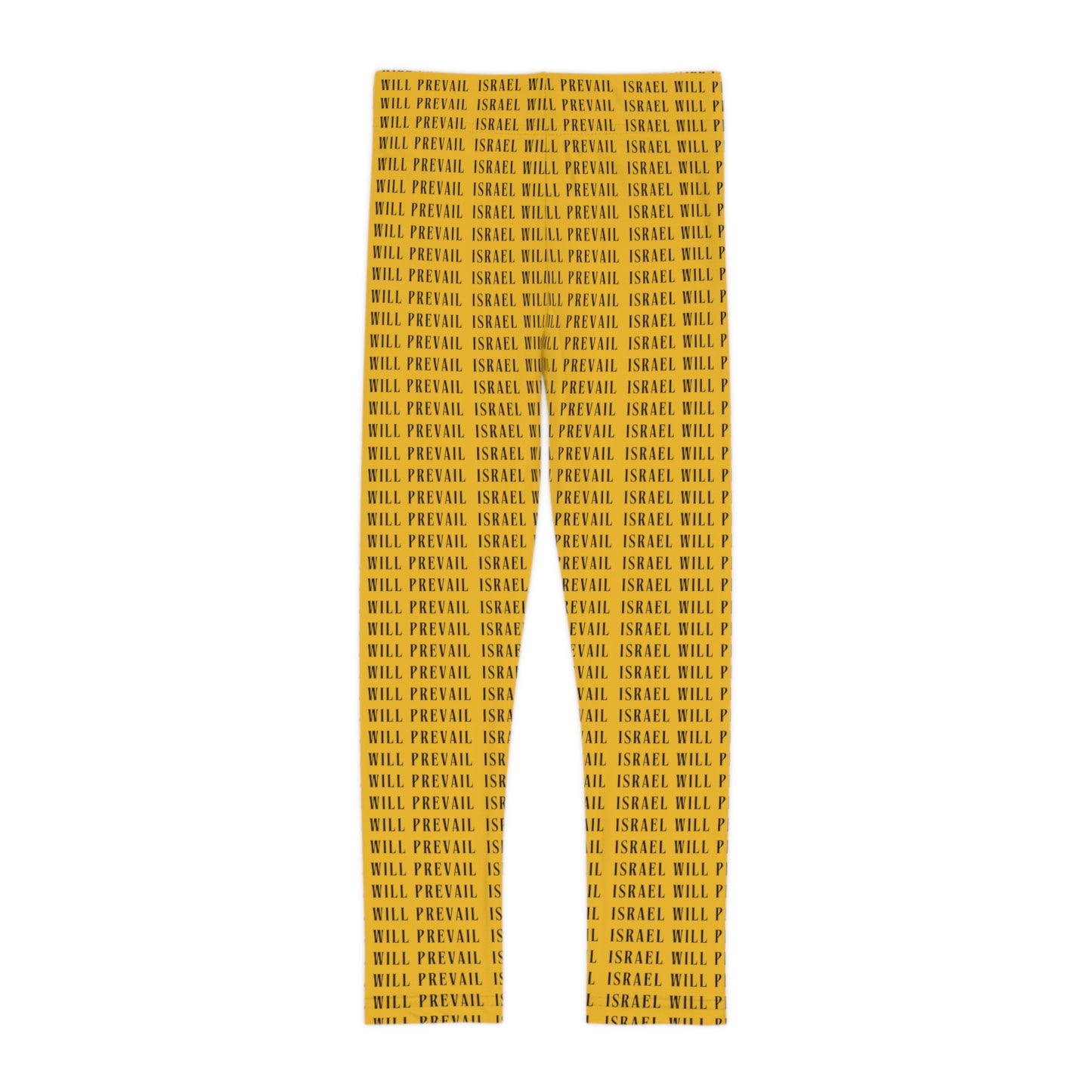 Israel Will Prevail on Yellow Kids Leggings