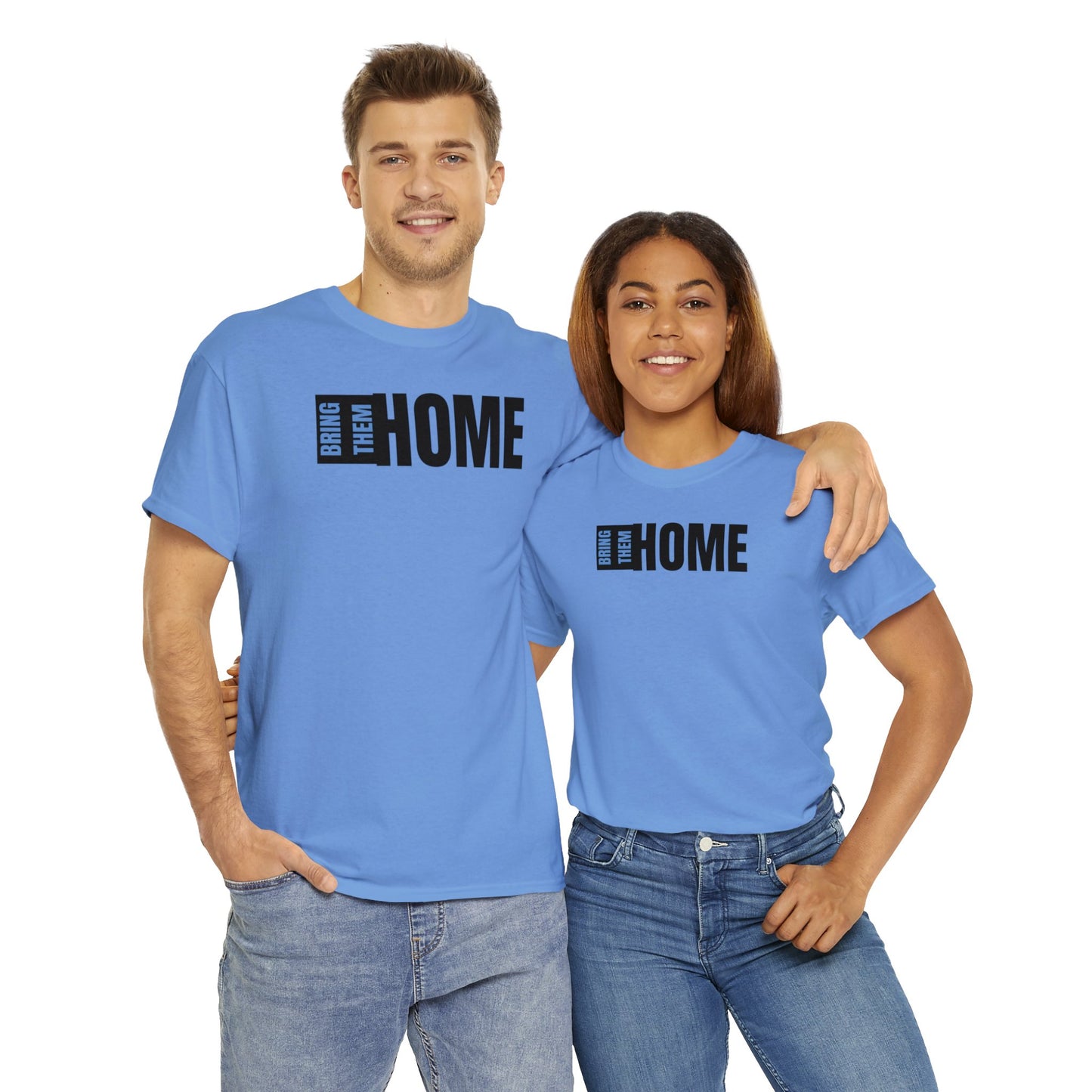 Bring Them HOME Black & Blue Unisex Heavy Cotton Tee