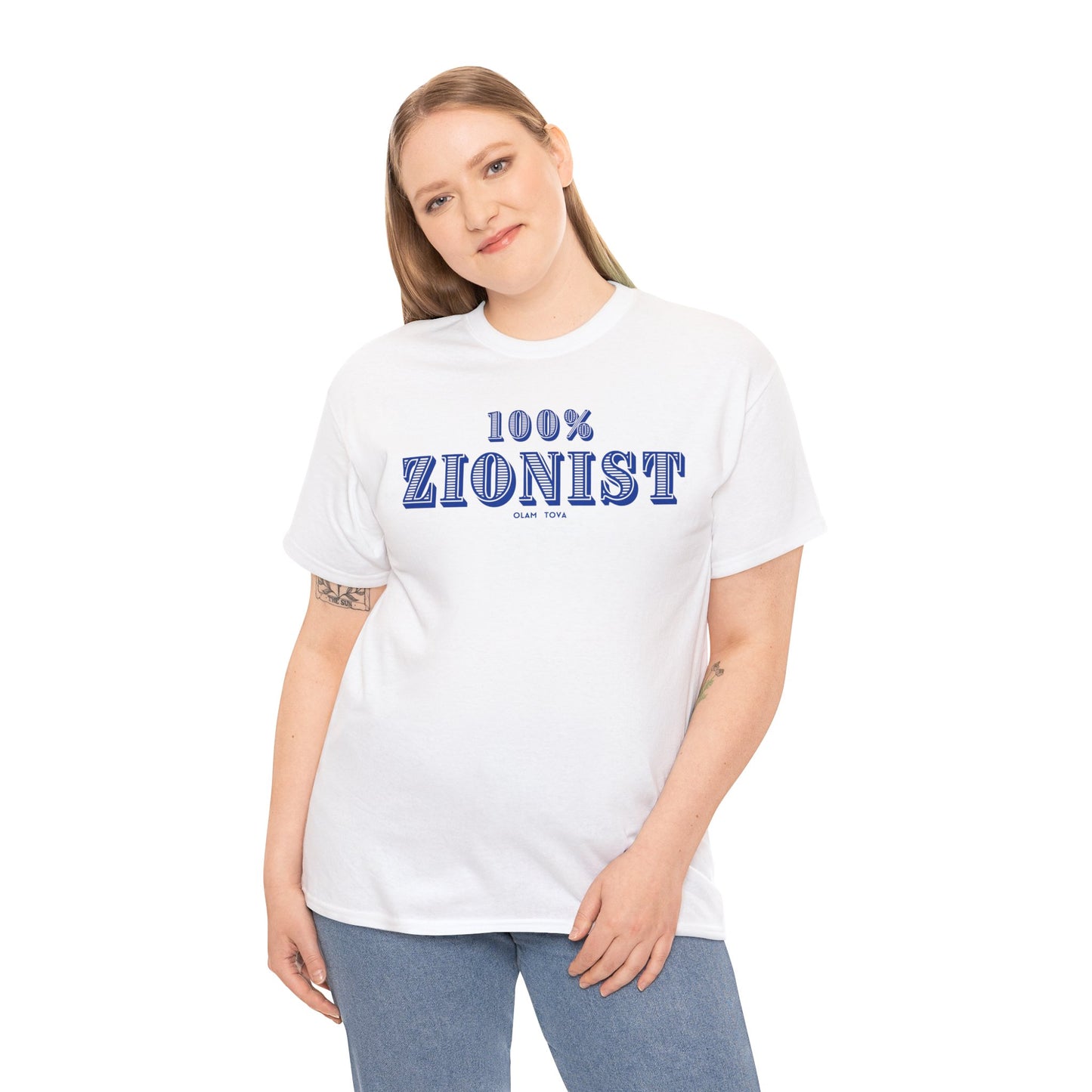 100% Zionist Unisex Heavy Cotton Tee