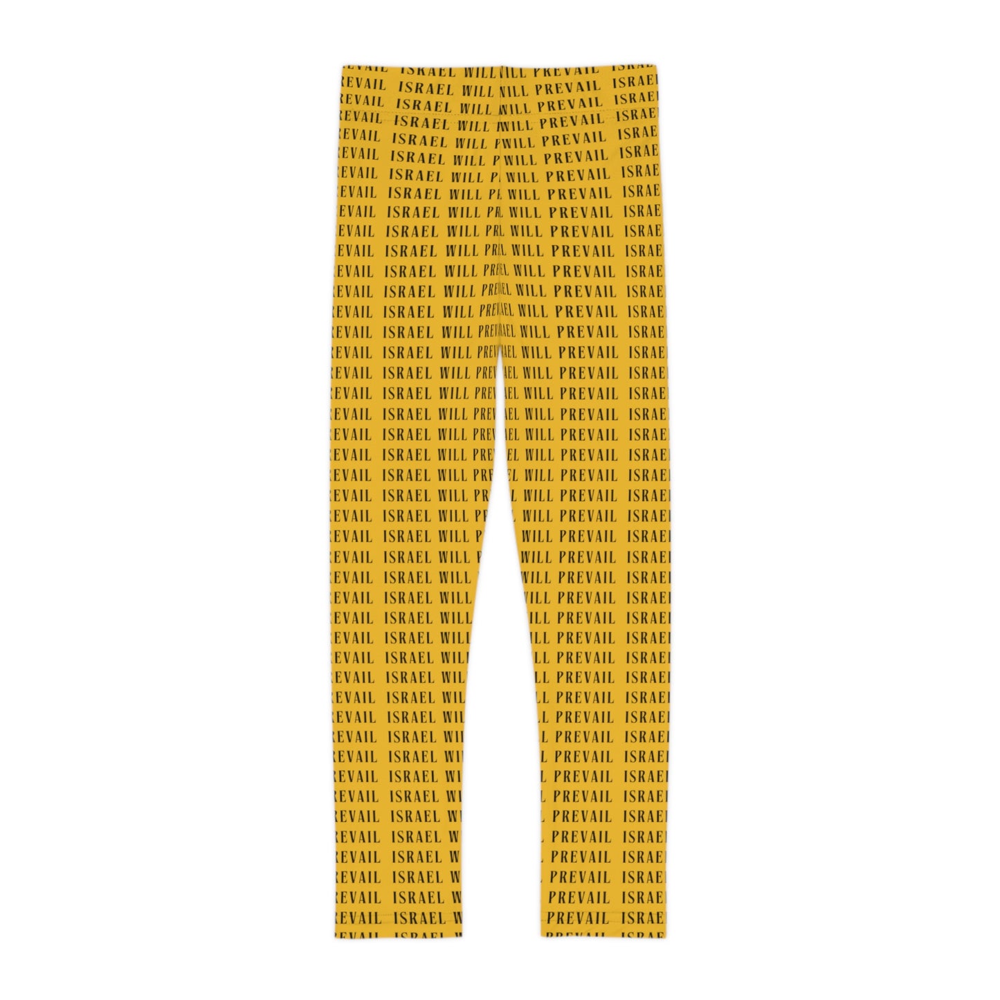 Israel Will Prevail on Yellow Kids Leggings