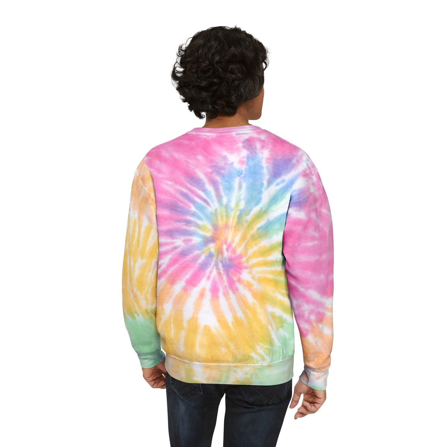 Groovy Zionist Unisex Tie-Dye Sweatshirt