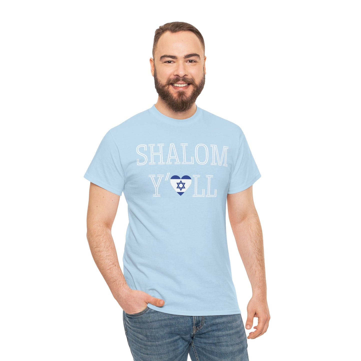 Cheryl, Shalom Y'all Unisex Heavy Cotton Tee