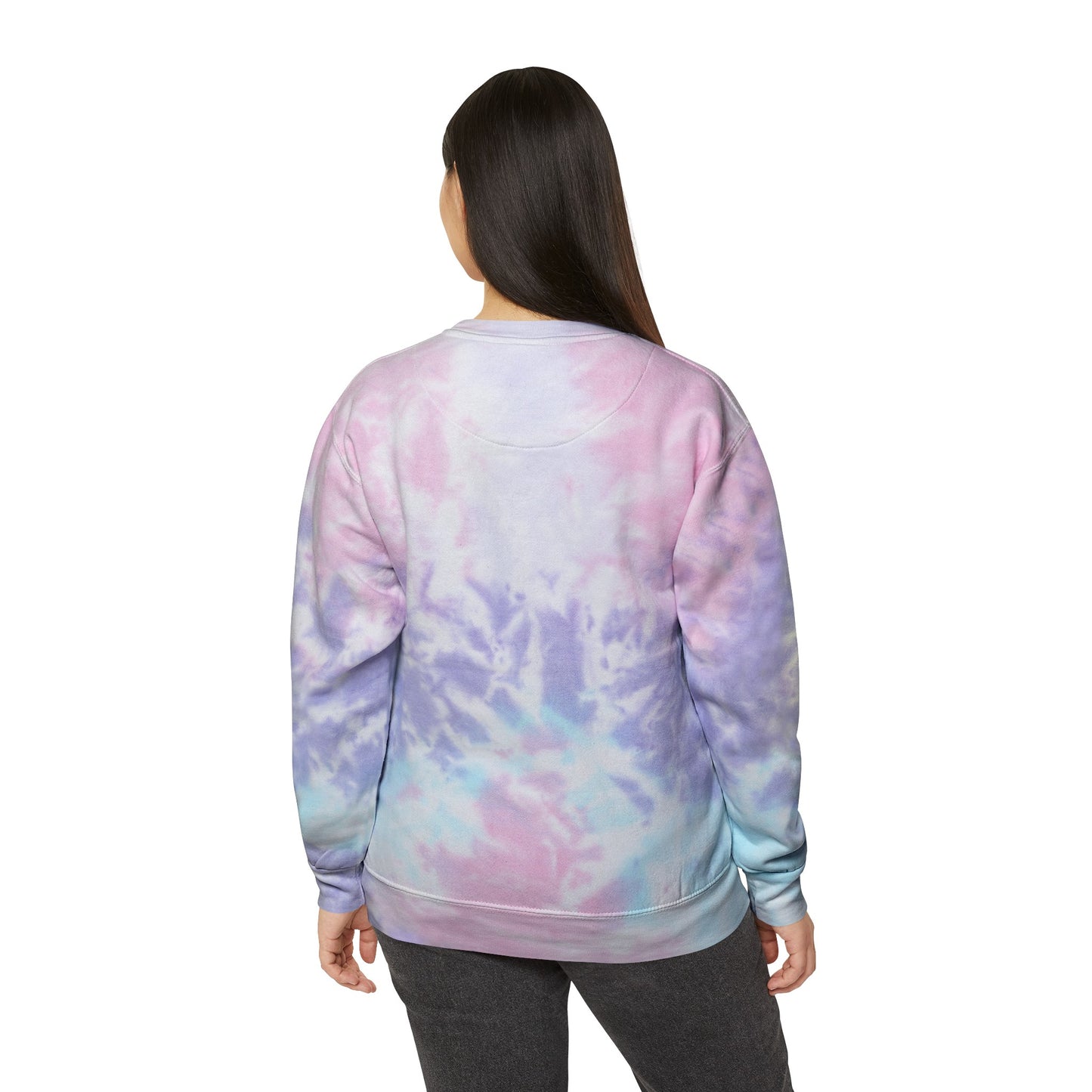 Groovy Zionist Unisex Tie-Dye Sweatshirt