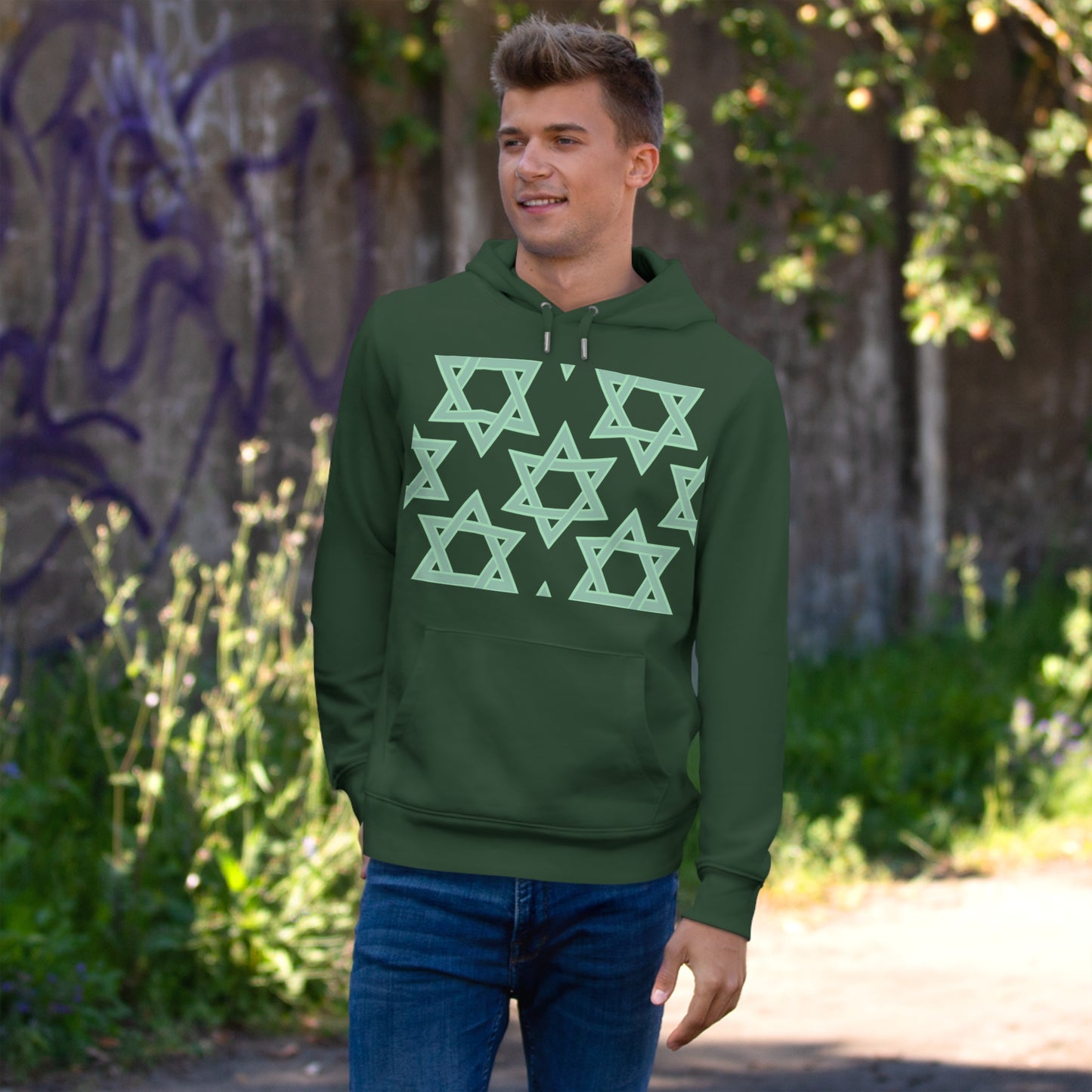 Shani Green Star Hoodie