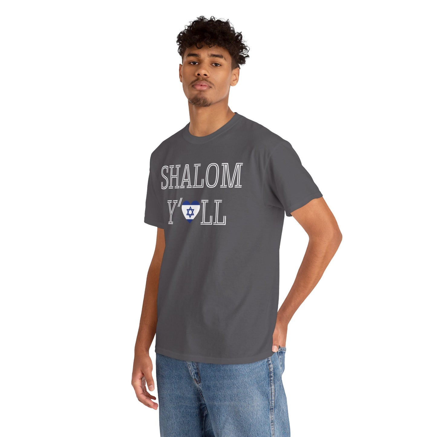 Cheryl, Shalom Y'all Unisex Heavy Cotton Tee