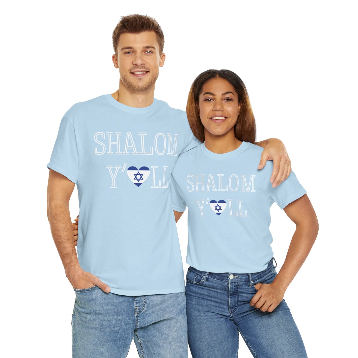 Cheryl, Shalom Y'all Unisex Heavy Cotton Tee