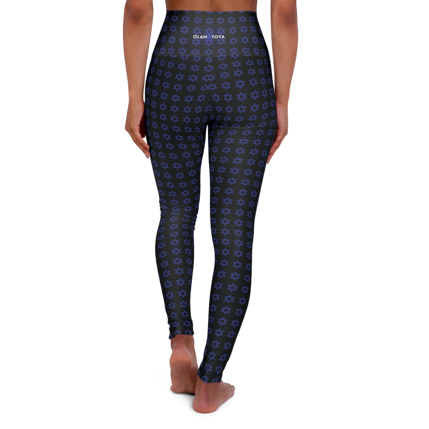 Ofir on Black High Waisted Yoga Leggings