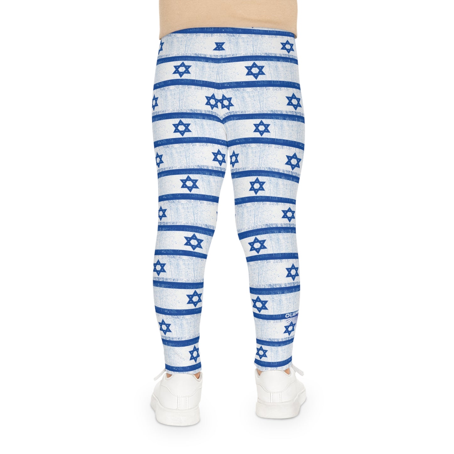 Imri Israel Flag Pattern Kids Leggings