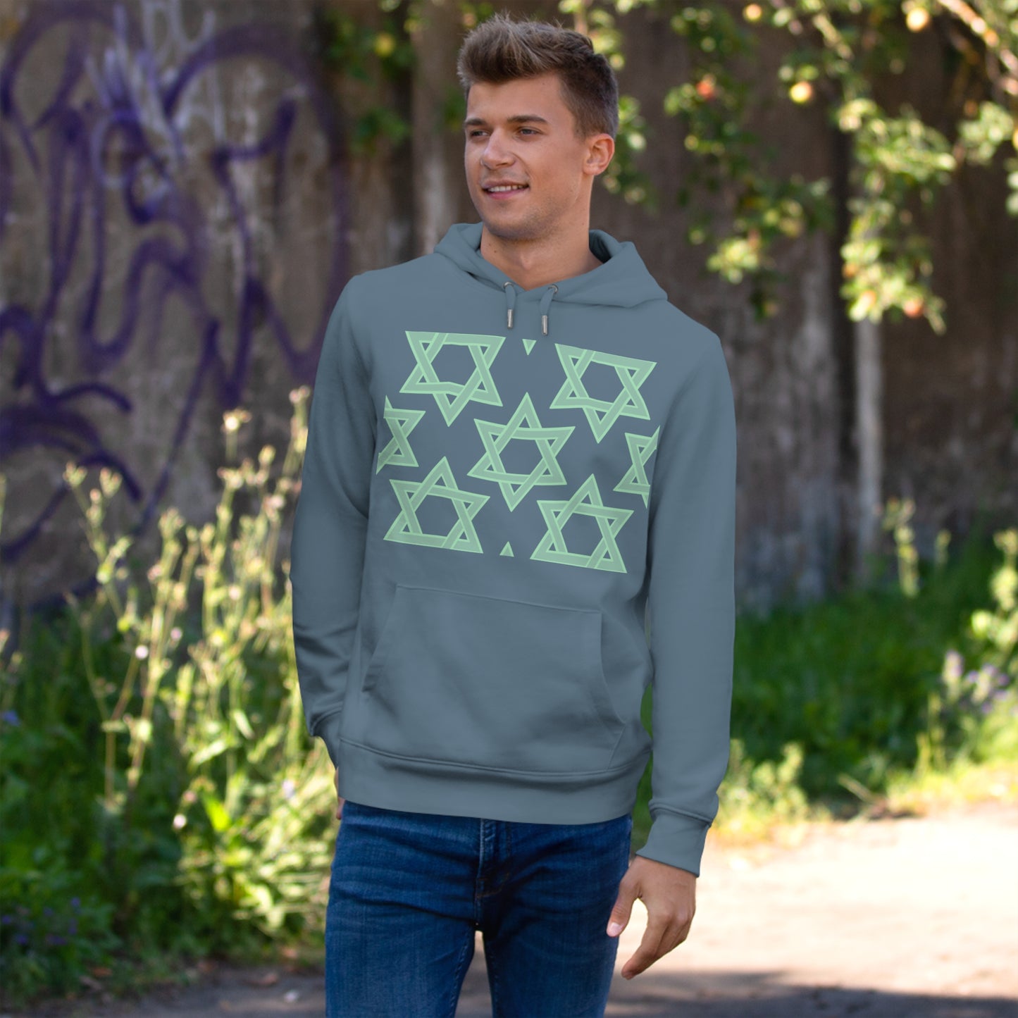 Shani Green Star Hoodie