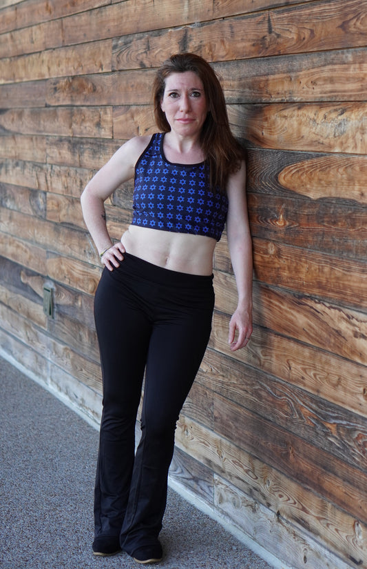 Ofir on Black Sports Bra