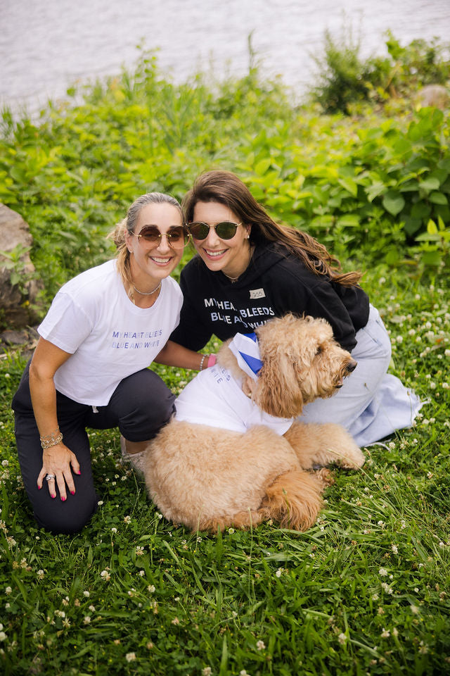 Heart Bleeds Blue & Blue Women's Crop Tee