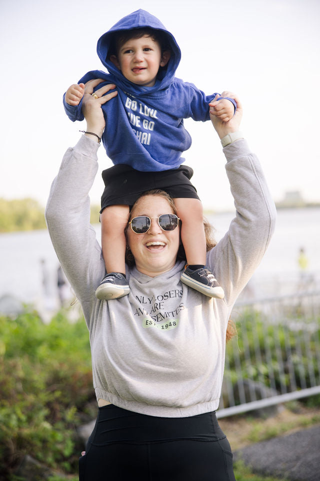 When They Go Low We Go Chai White Toddler Pullover Fleece Hoodie