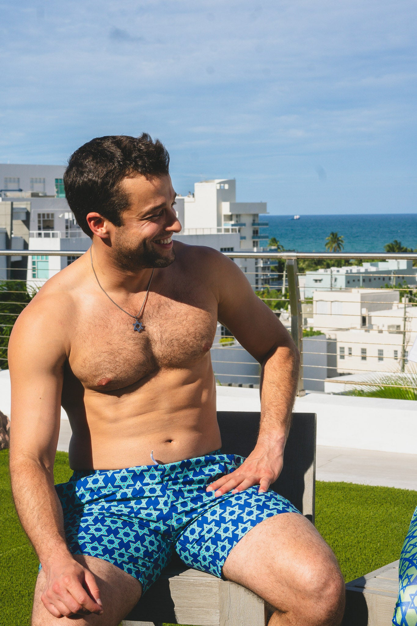 Magan David Swim Trunks