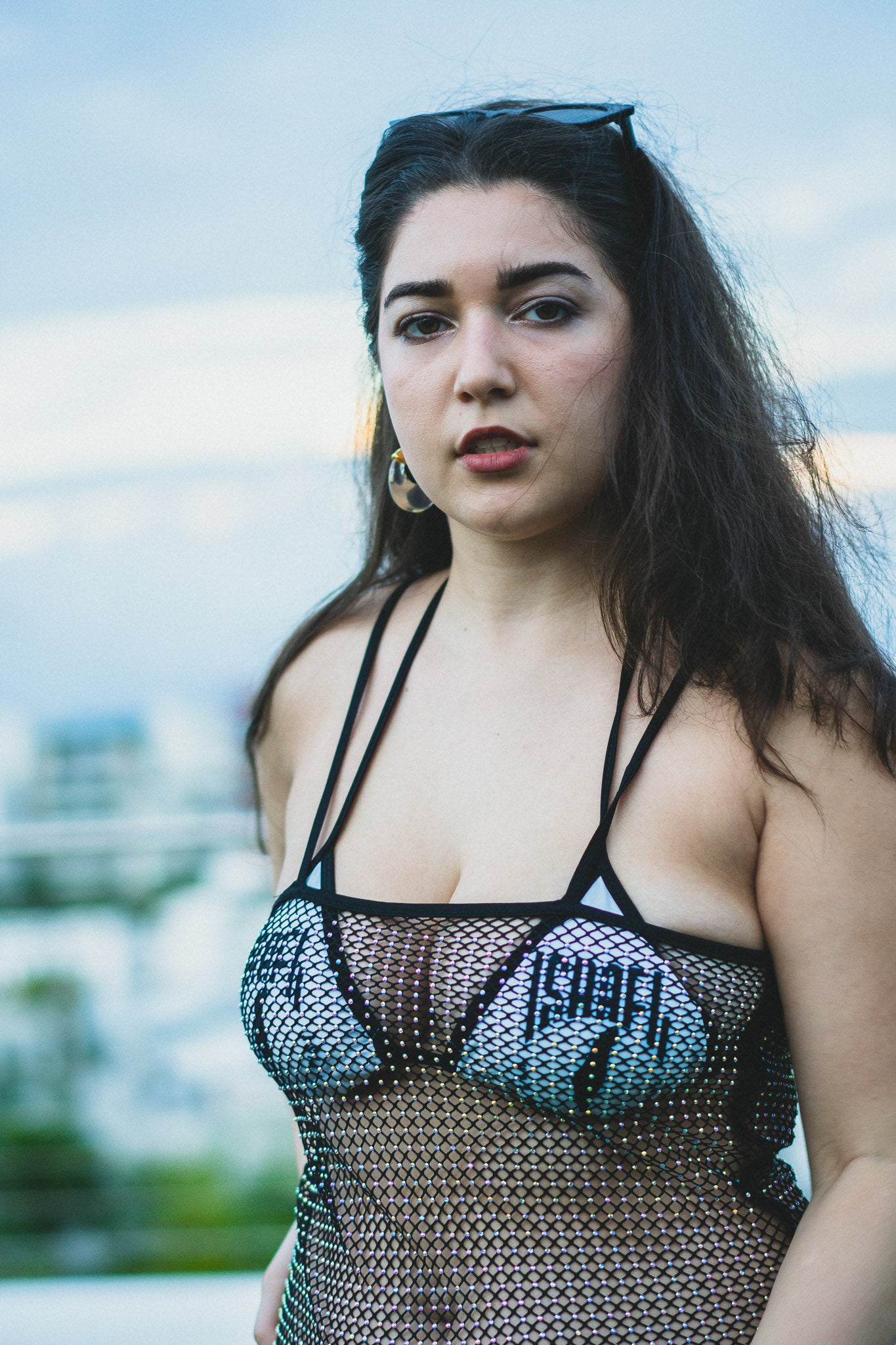 Israel Has A Right To Exist Black on White Women's Bikini Swimsuit