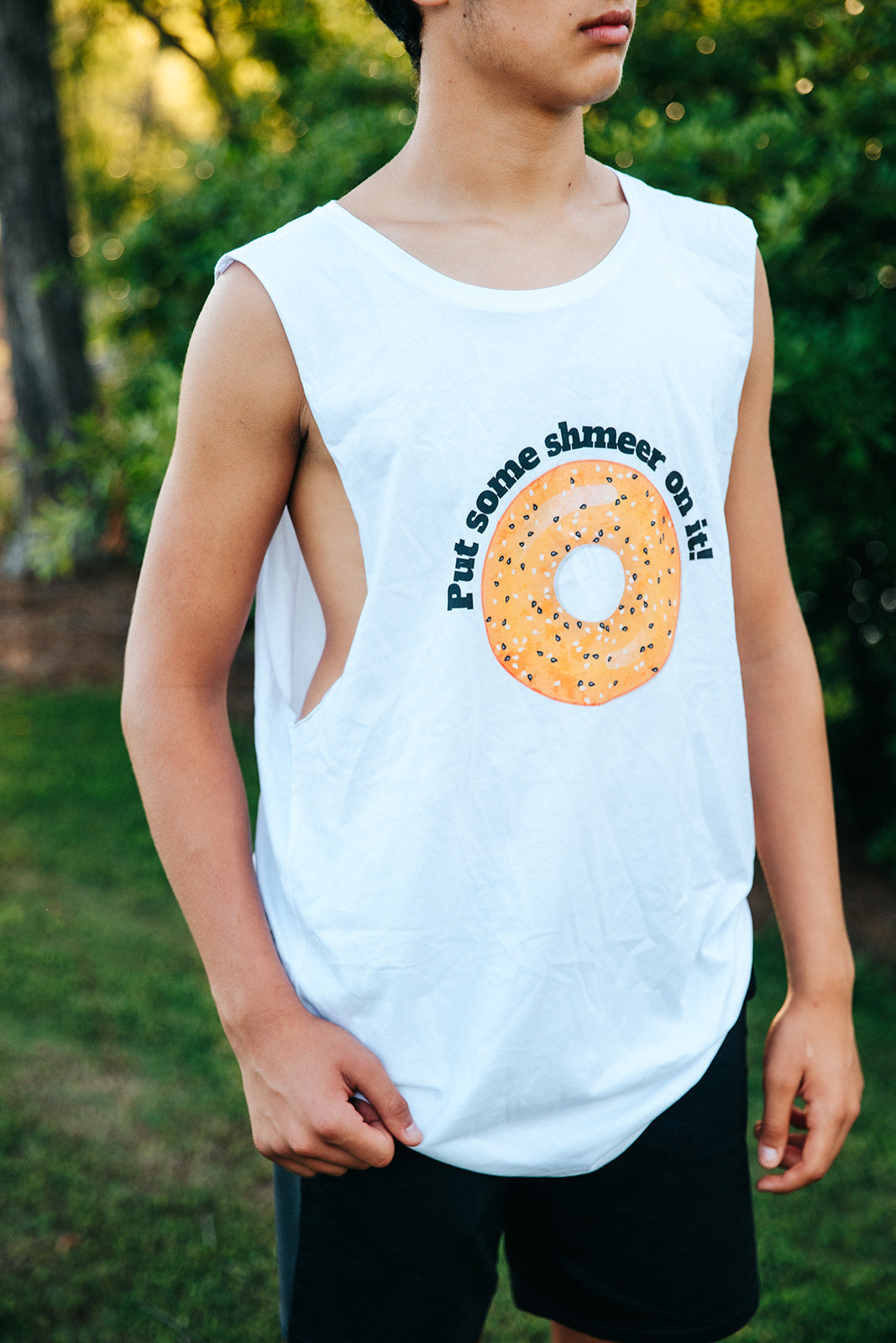 Shmeer On The Bagel Unisex Barnard Tank